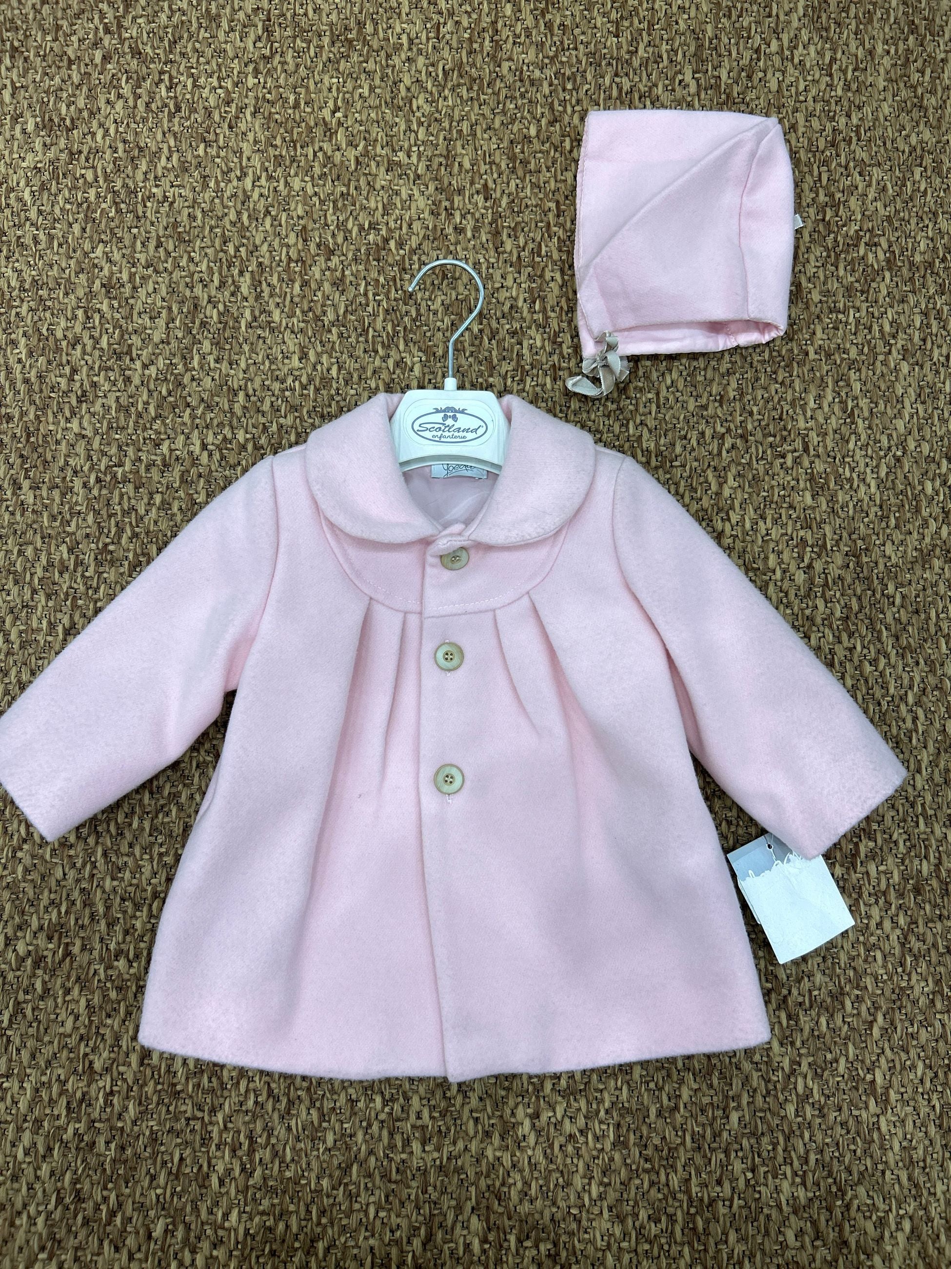 Cappotto bimba rosa Yoedu