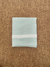 Scialle neonati con fascia in merletto Juliana