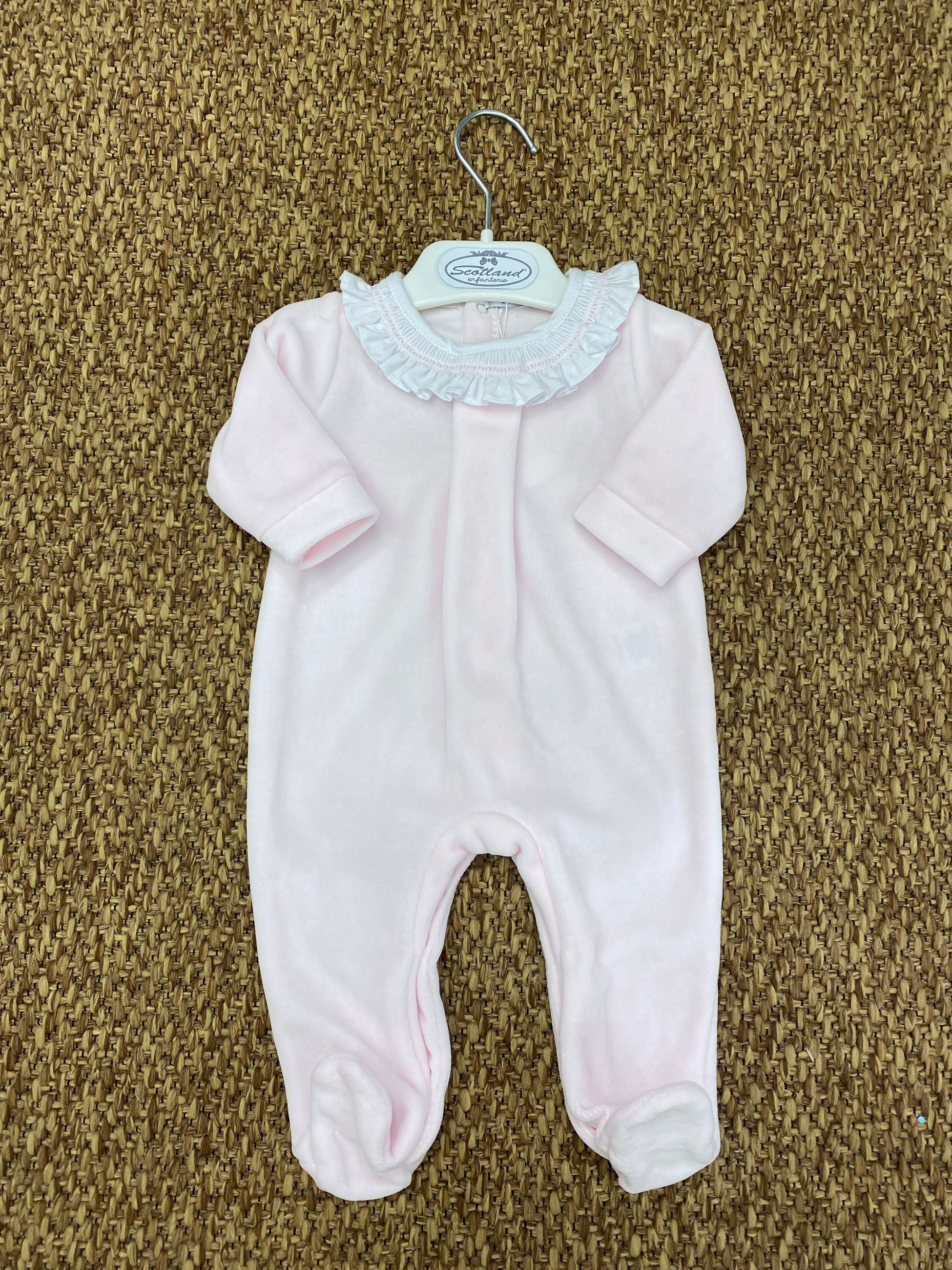 Tutina neonata colletto rouches Babidu