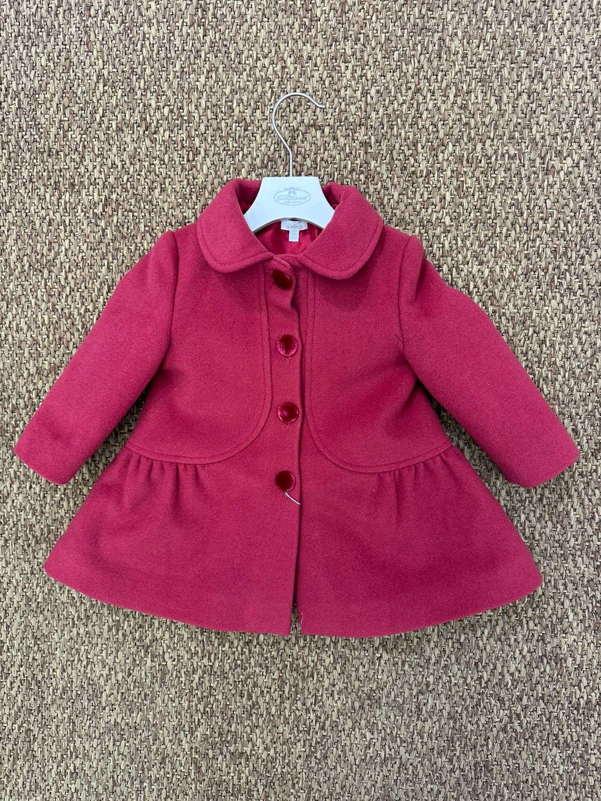 Cappotto bambina con linea svasata Baby A