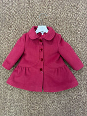 Cappotto bambina con linea svasata Baby A