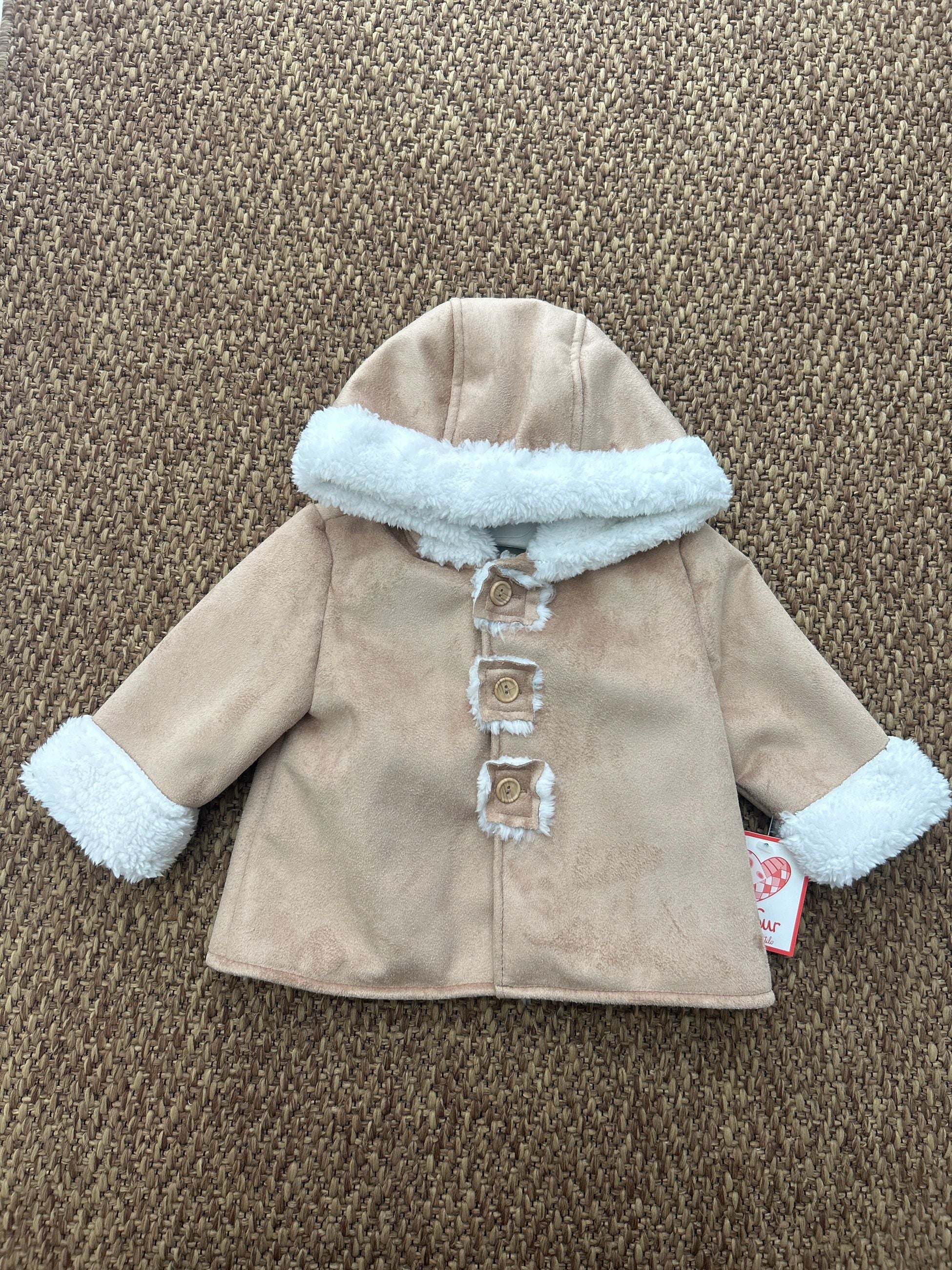 Cappotto bimbi dettagli teddy Del Sur