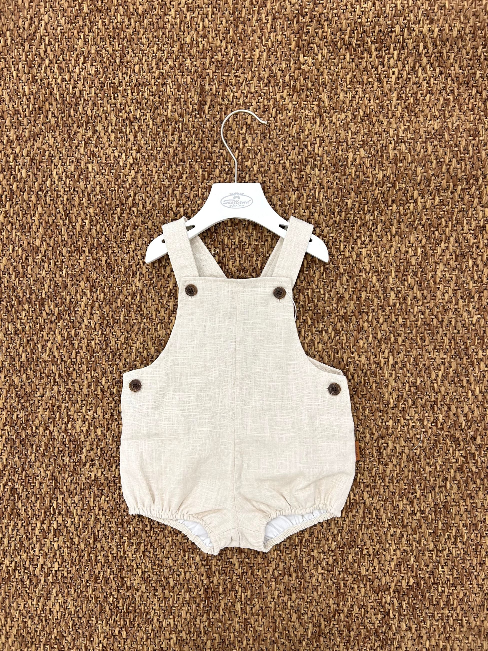 Salopette bambina con bottoni Cocote