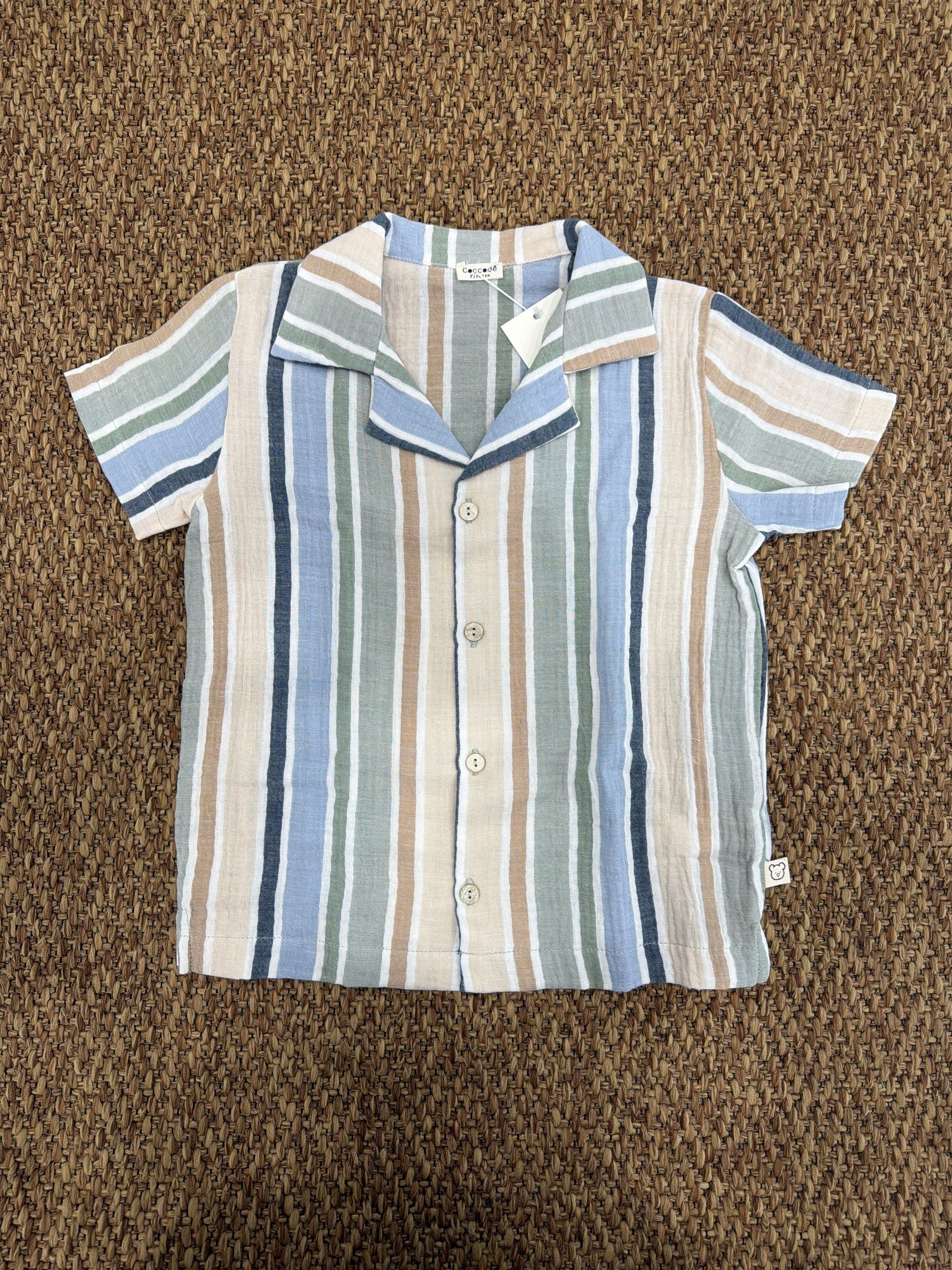 Camicia bambino a righe Cocodè
