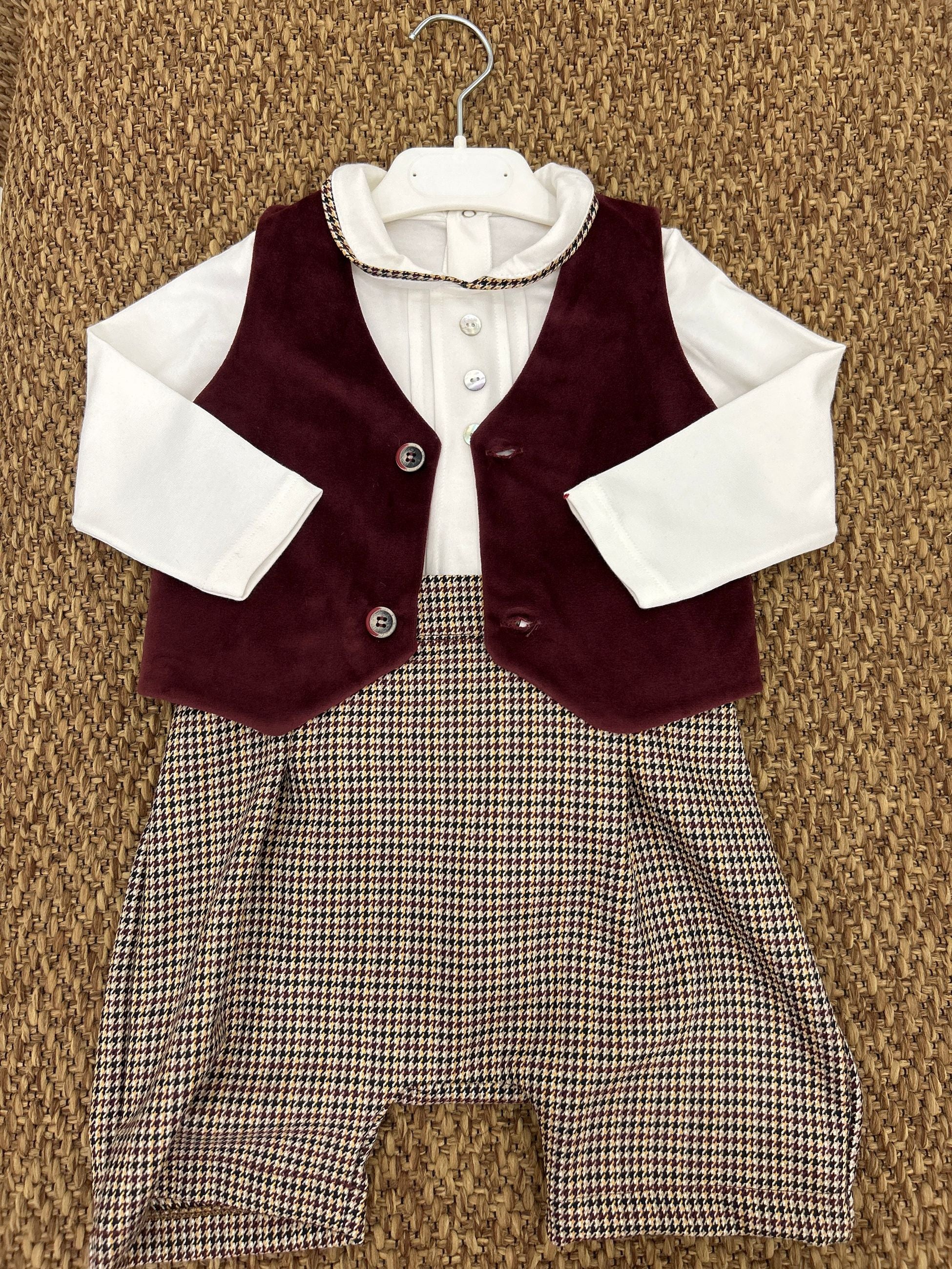 Completo bimbo 3pz con gilet Baby Vip
