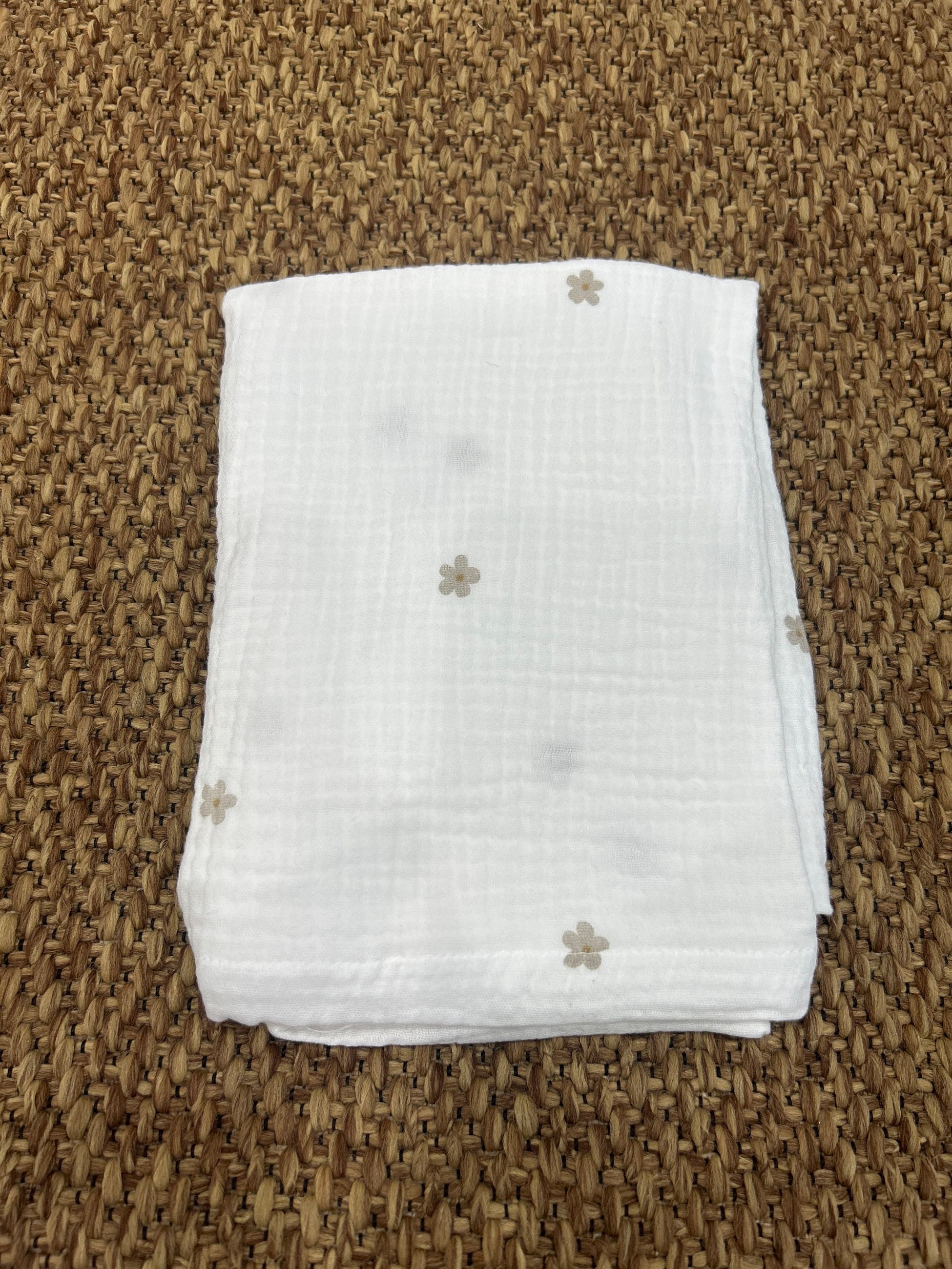 Mussola garzata fiorellini Nanna Frufru