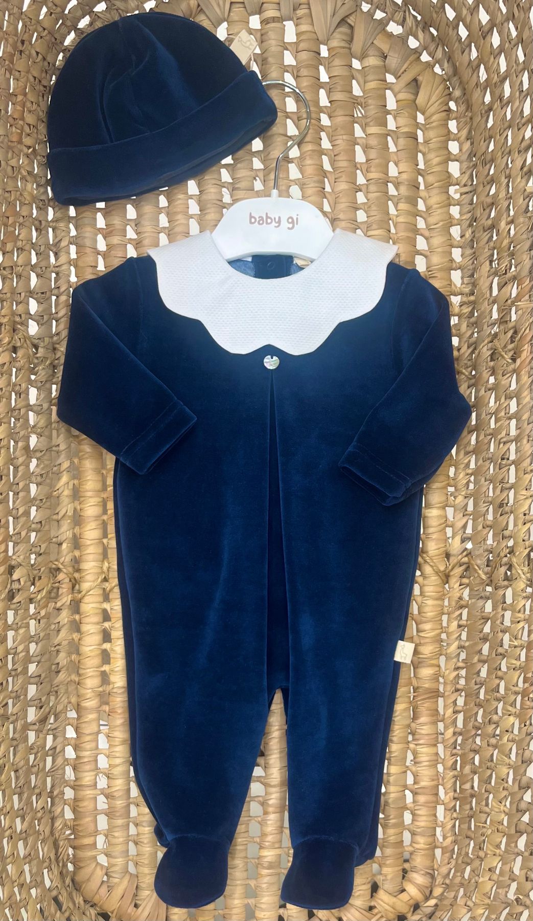 Tutina in ciniglia collo nuvola Baby Gi