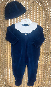 Tutina in ciniglia collo nuvola Baby Gi