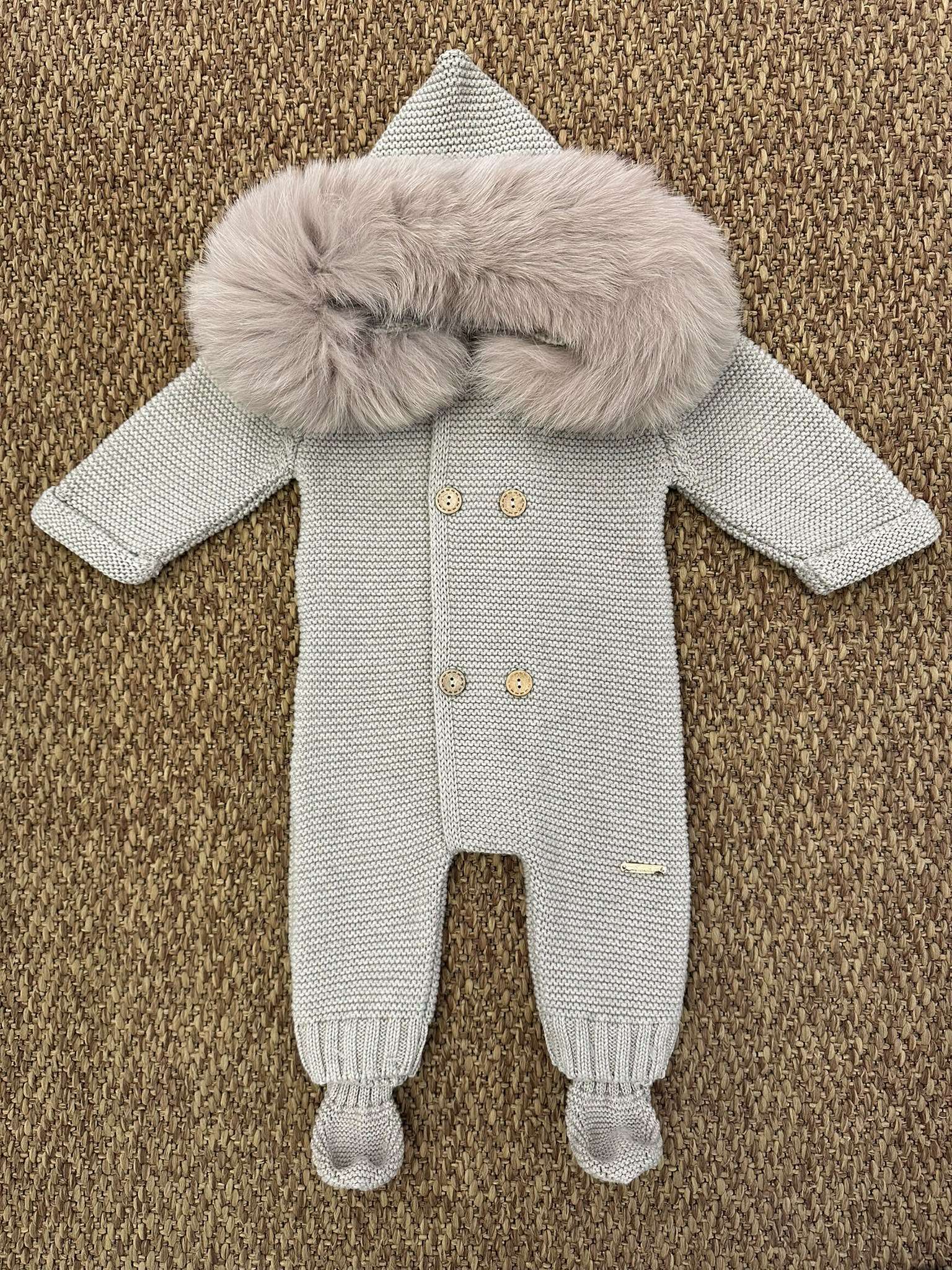 Eskimo neonati con cappuccio in pelliccia Martin Aranda