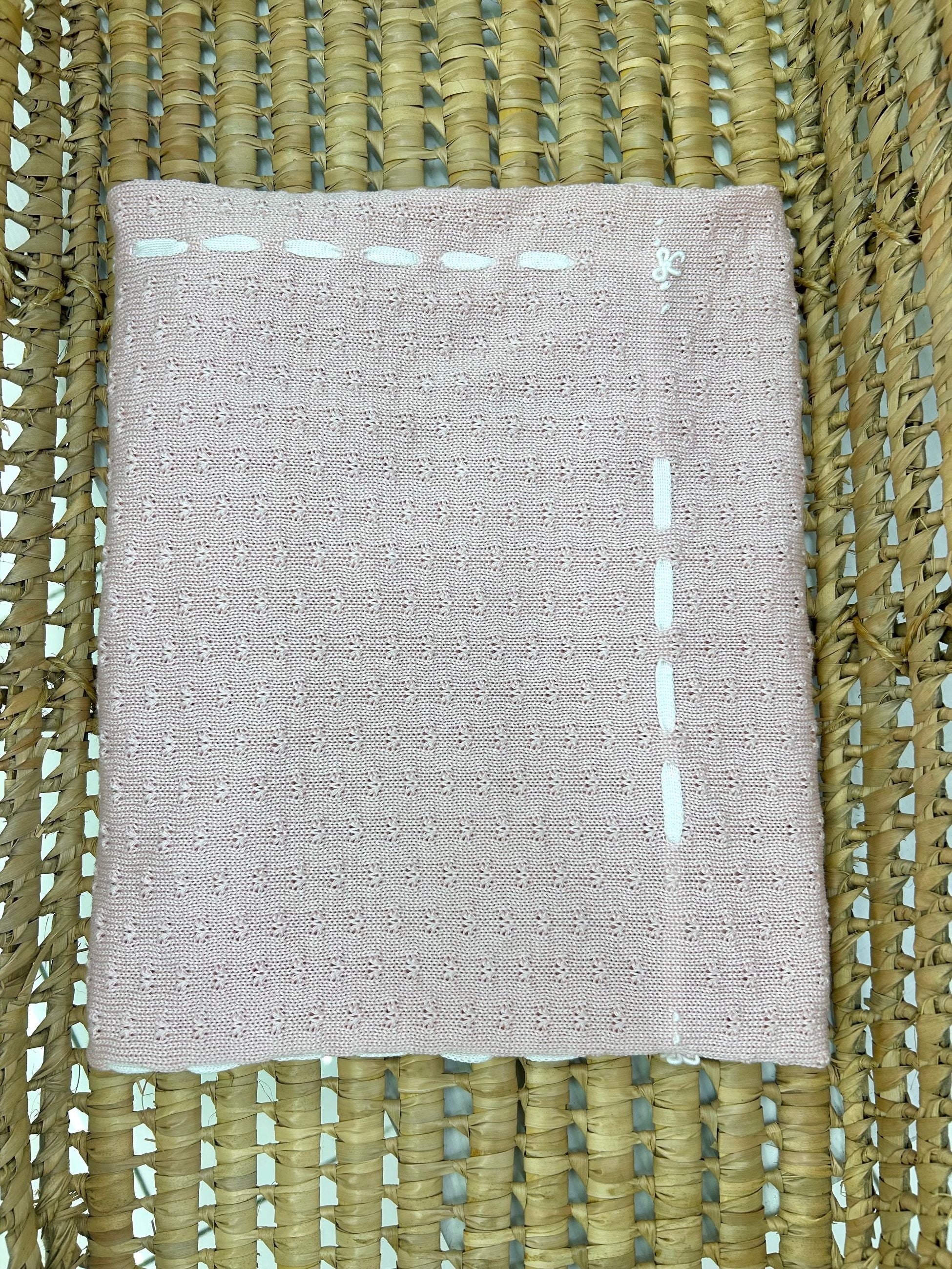 Copertina rosa in cotone Marlù
