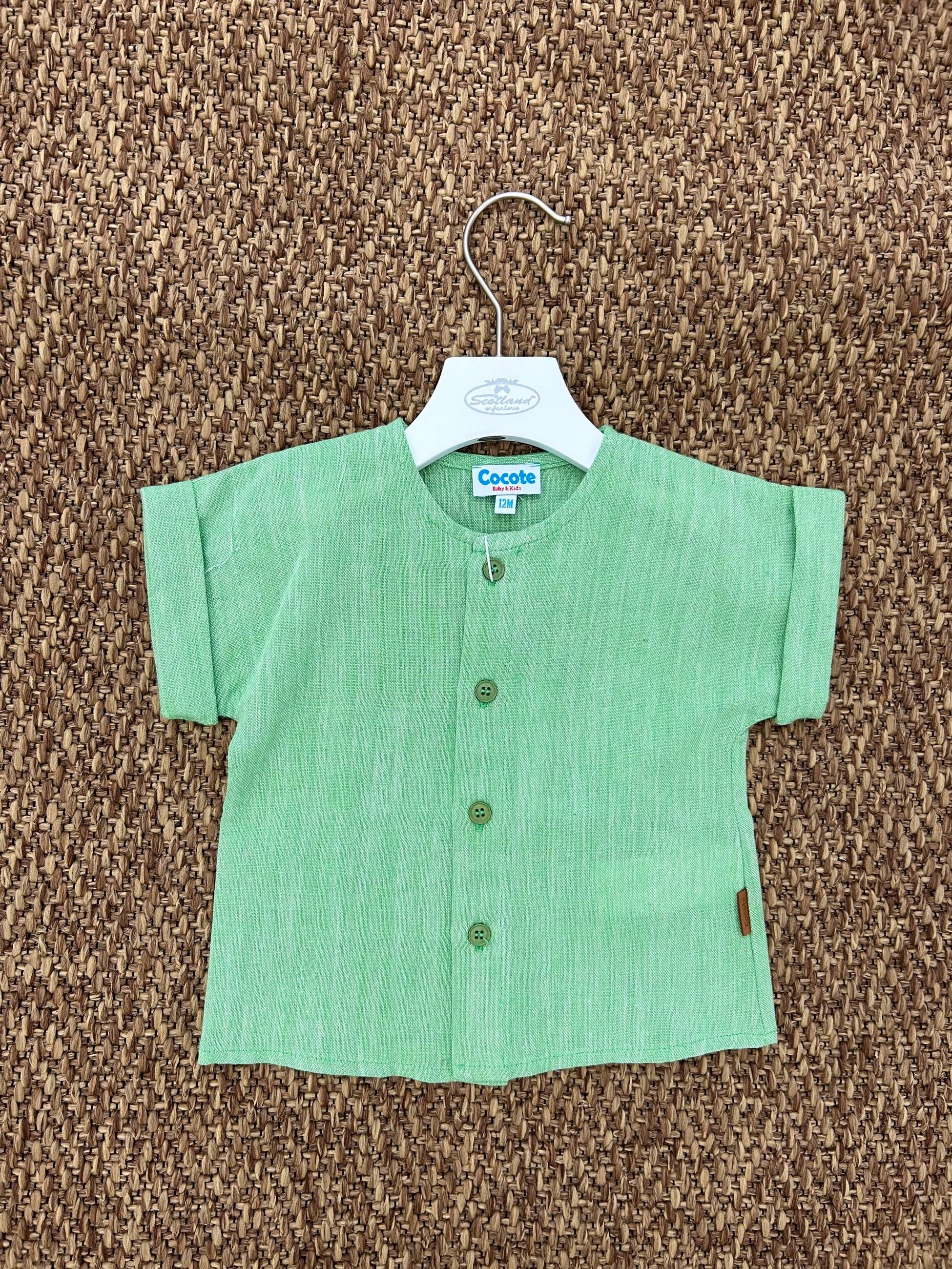 Camicia bambini in lino Cocote