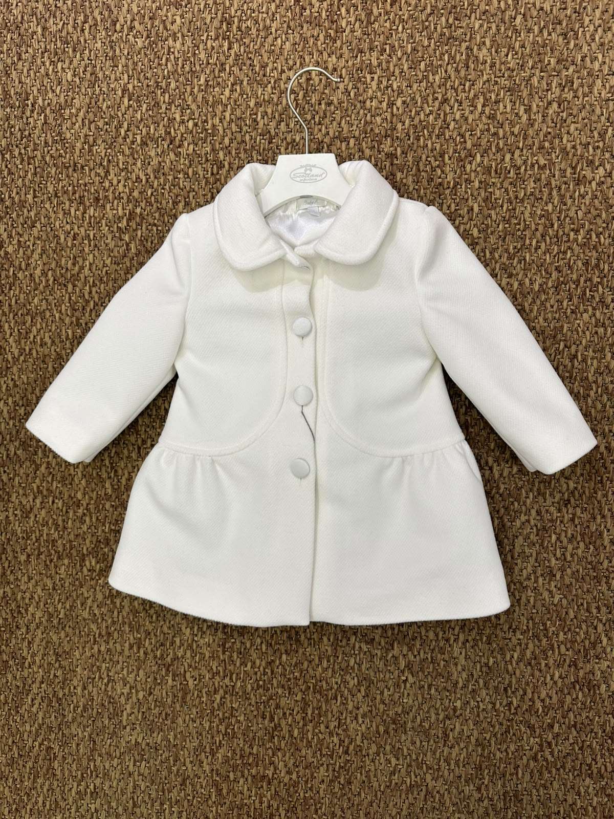 Cappotto bambina con linea svasata Baby A