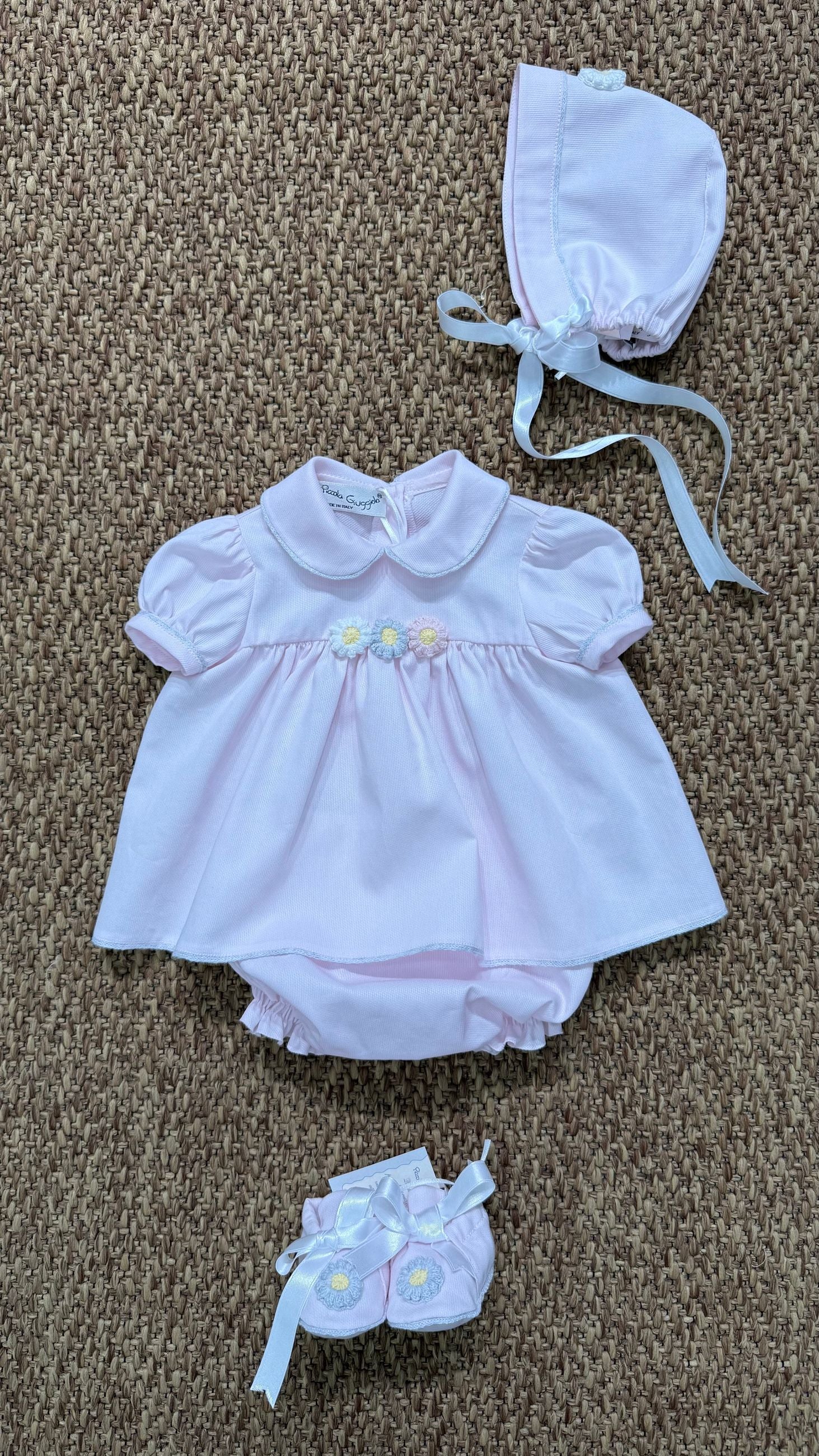 Completo neonata 2pz con cappellino e scarpine Piccola Giuggiola