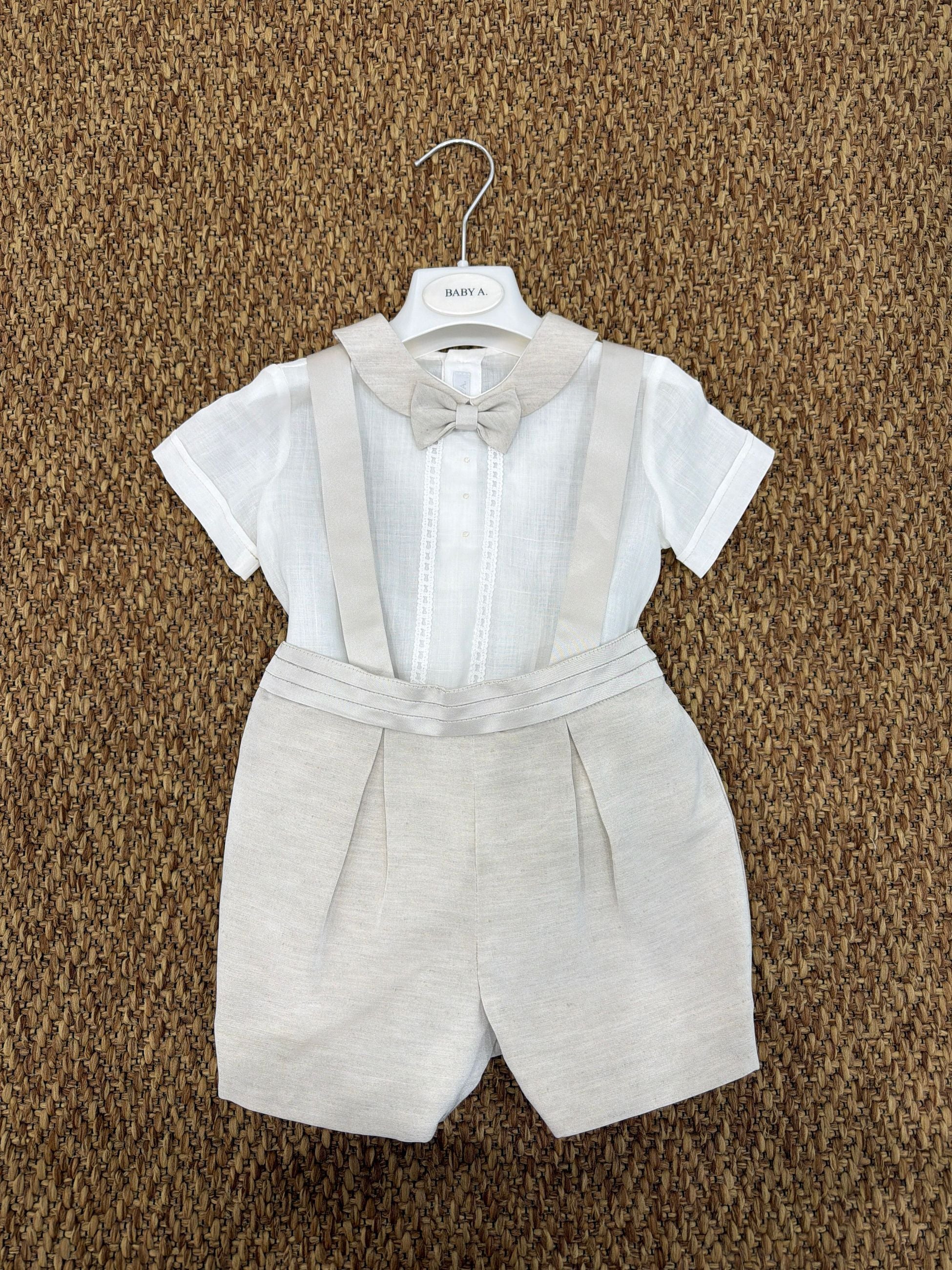 Completo bambino cerimonia 2pz con papillon Baby A