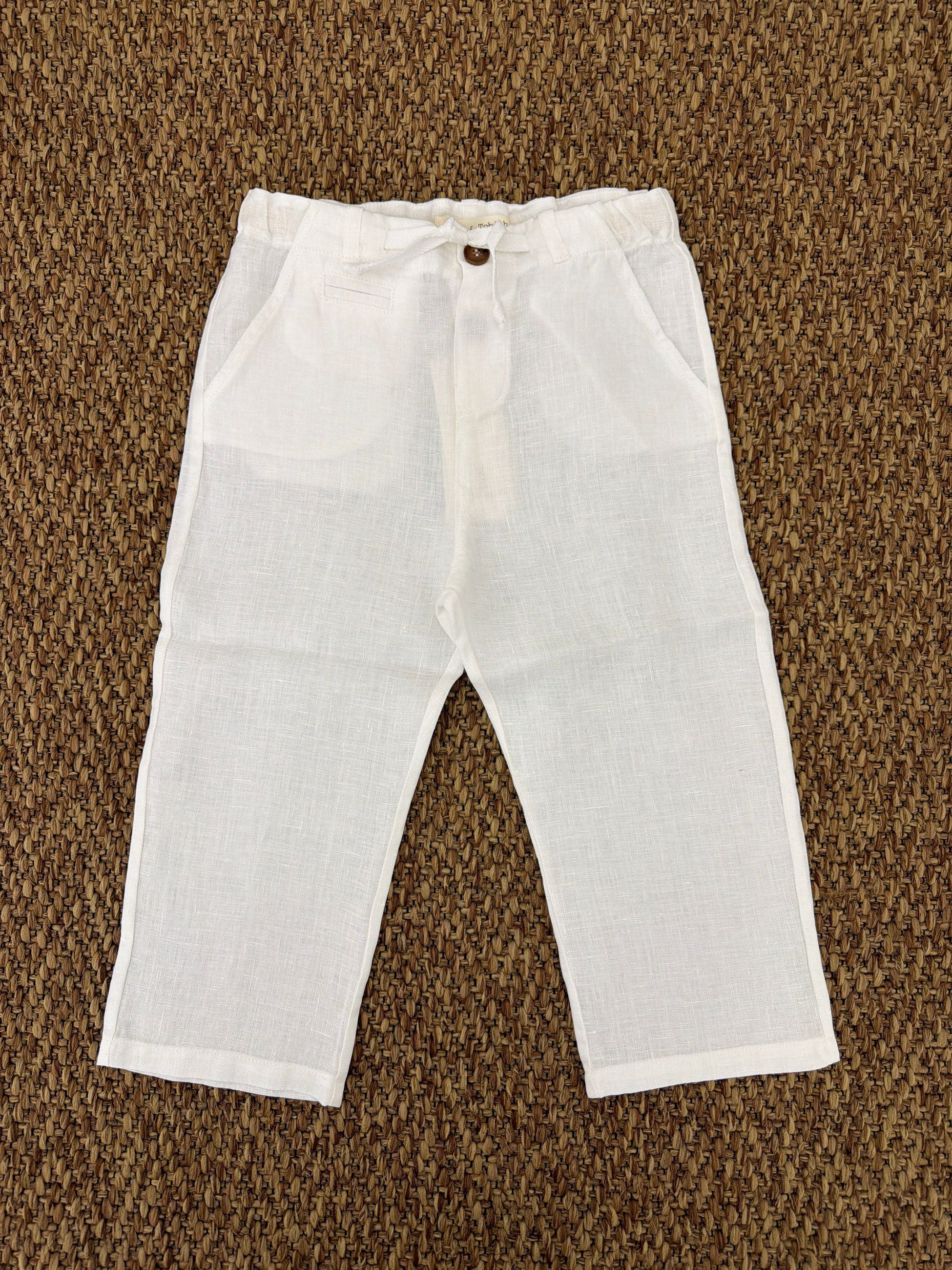 Pantalone bambino in lino Zhoe & Tobiah