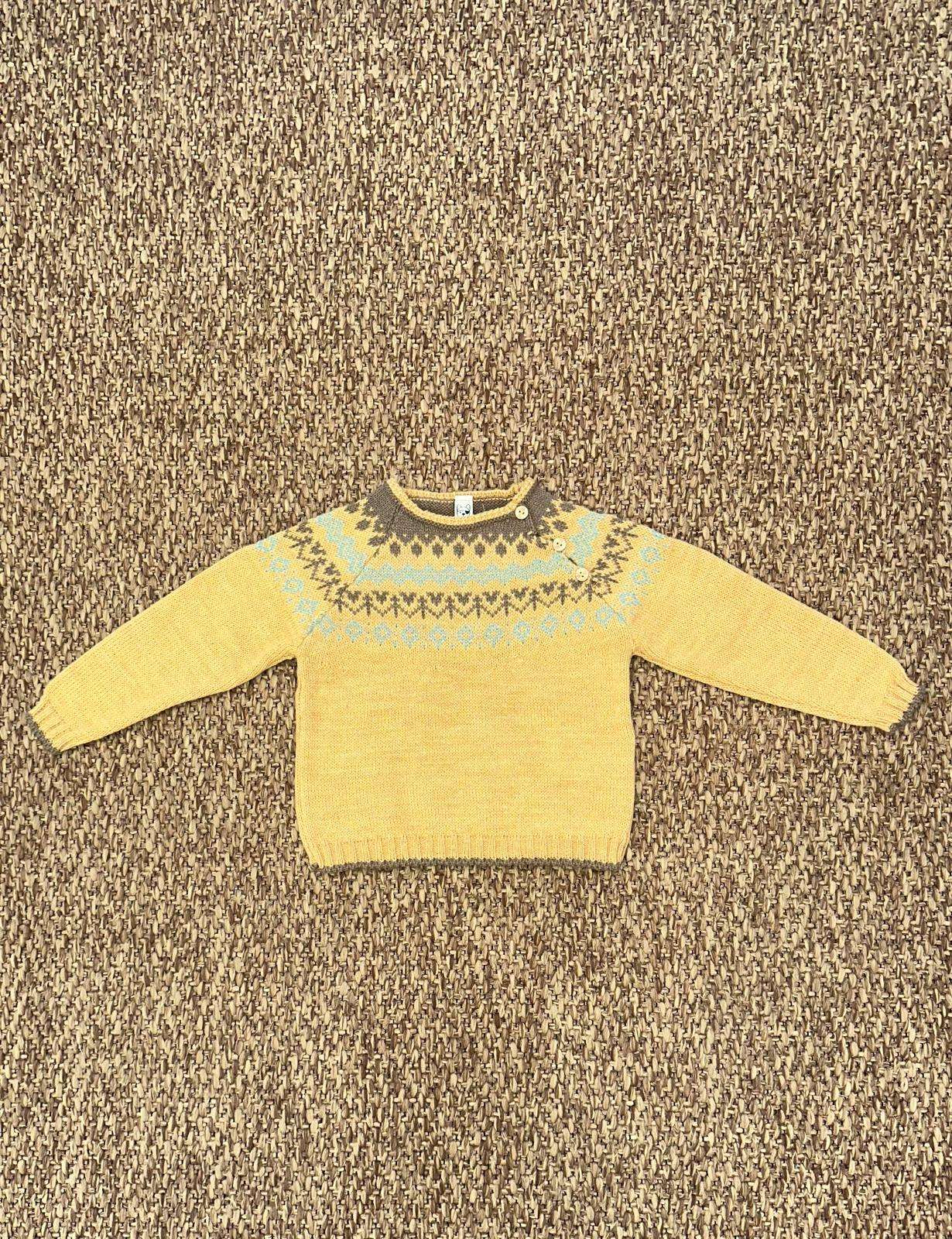 Maglioncino bambino con motivo jacquard Marta y Paula