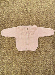 Giacchino bambina a costine collo grande Play Up