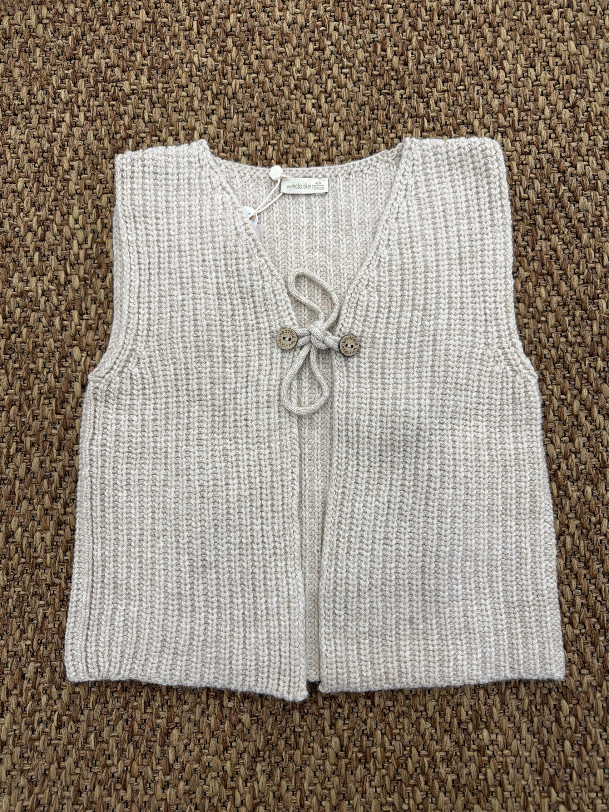 Gilet bimbi a costine Wedoble