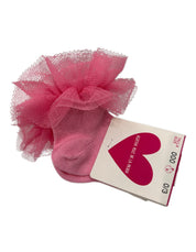 Calzini bimba corto con tulle Condor