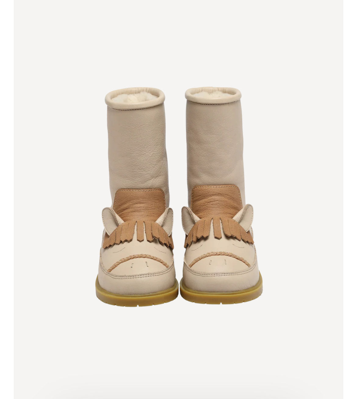 Stivaletti bimbo in pelle imbottiti cavalluccio Donsje