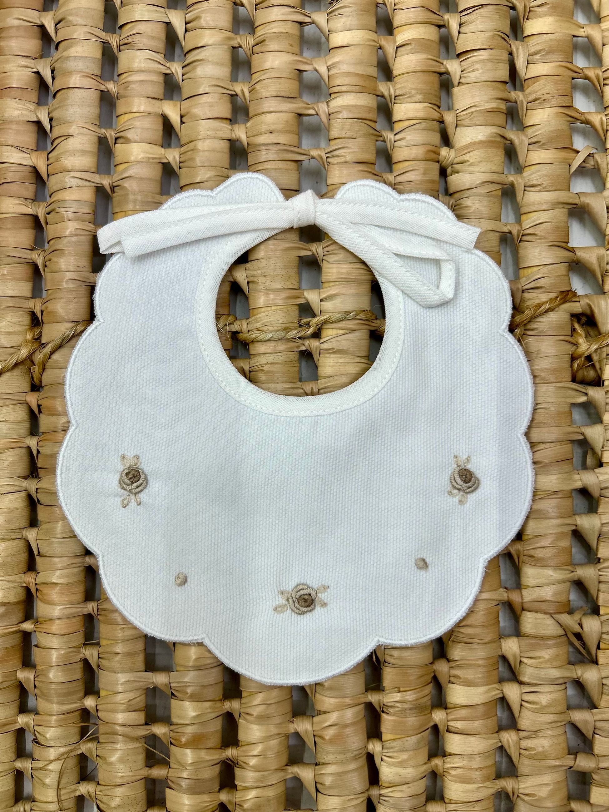 Bavetta neonata roselline Artigian Baby