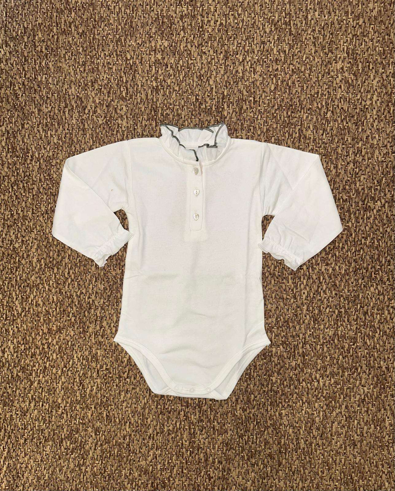 Body bambini con colletto arricciato Baby Vip