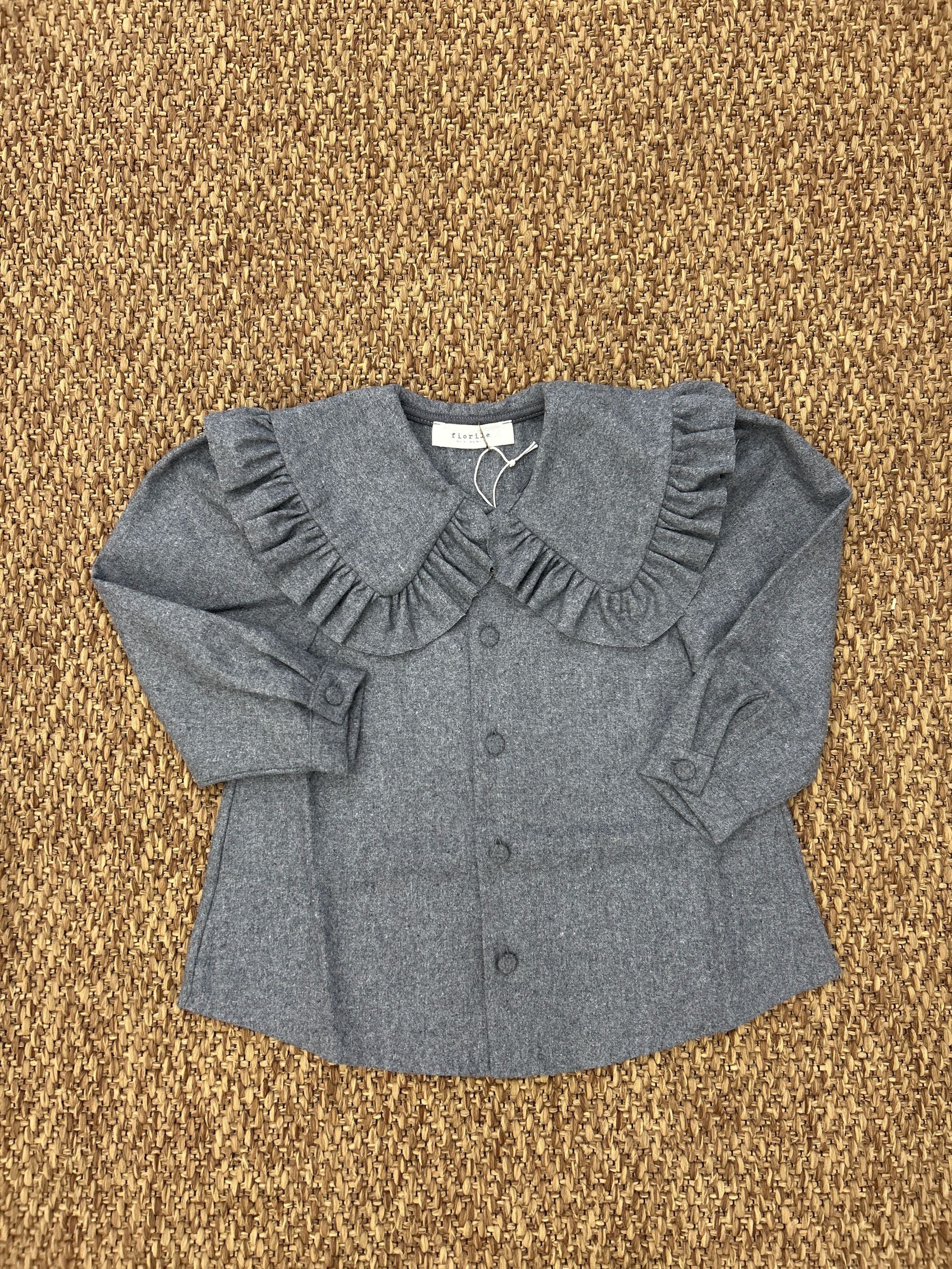 Camicia bimba maxi colletto Fiorile