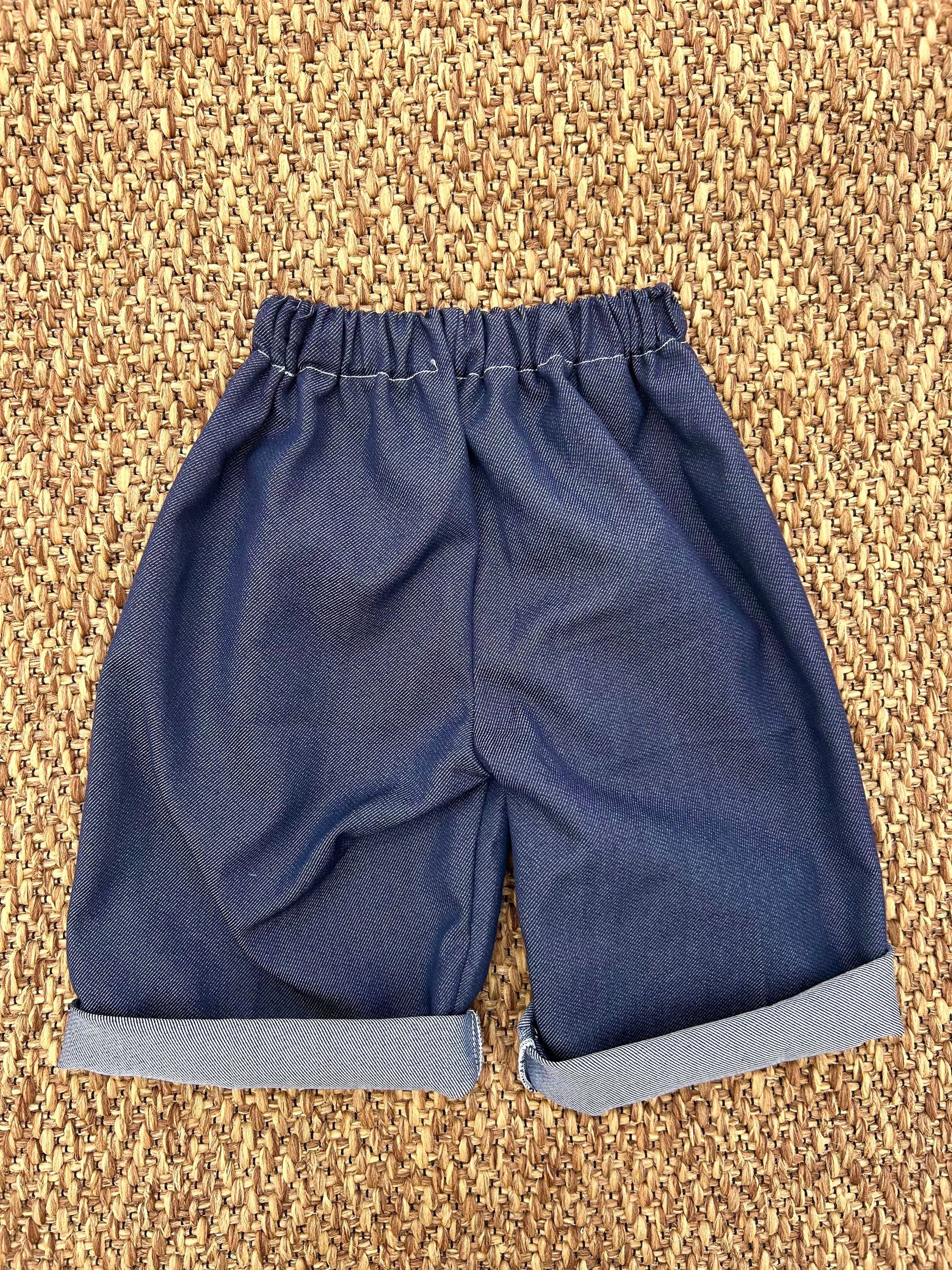 Bermuda bimbo blunavy Enfant Made in Italy