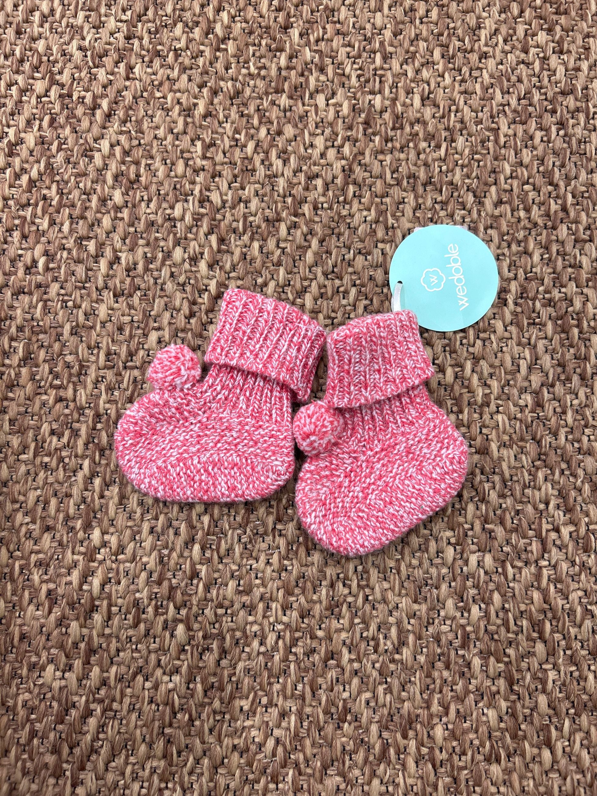 Babbucce neonati in filo Wedoble