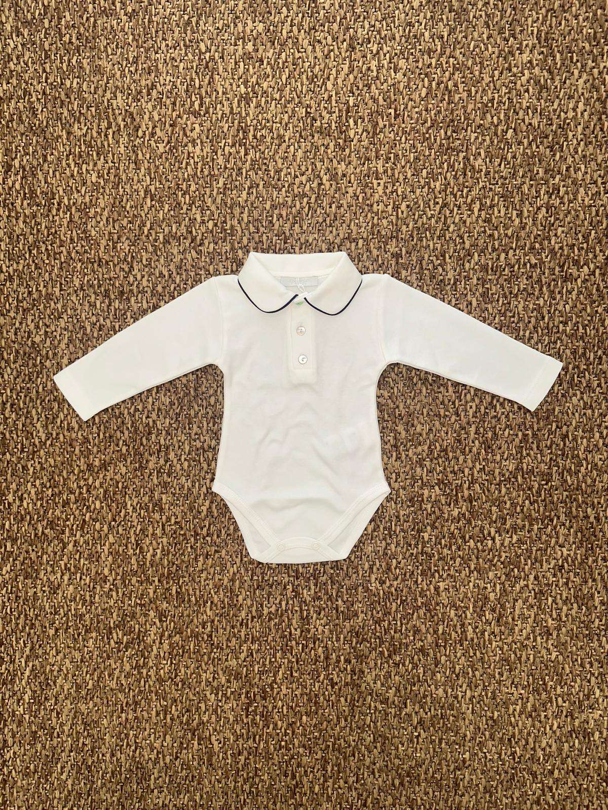 Body neonati maniche lunghe stile polo Cocodè