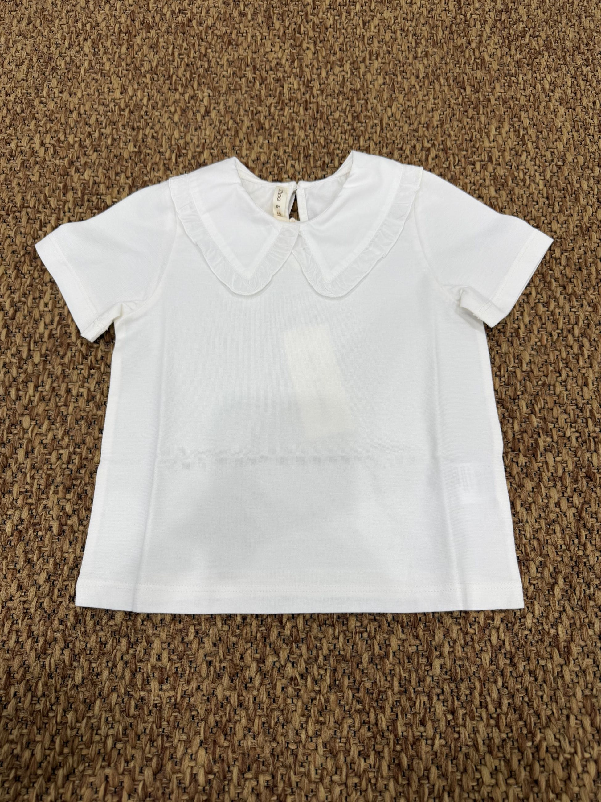 Blusa bambina colletto stile Peter Pan Zhoe&Tobiah