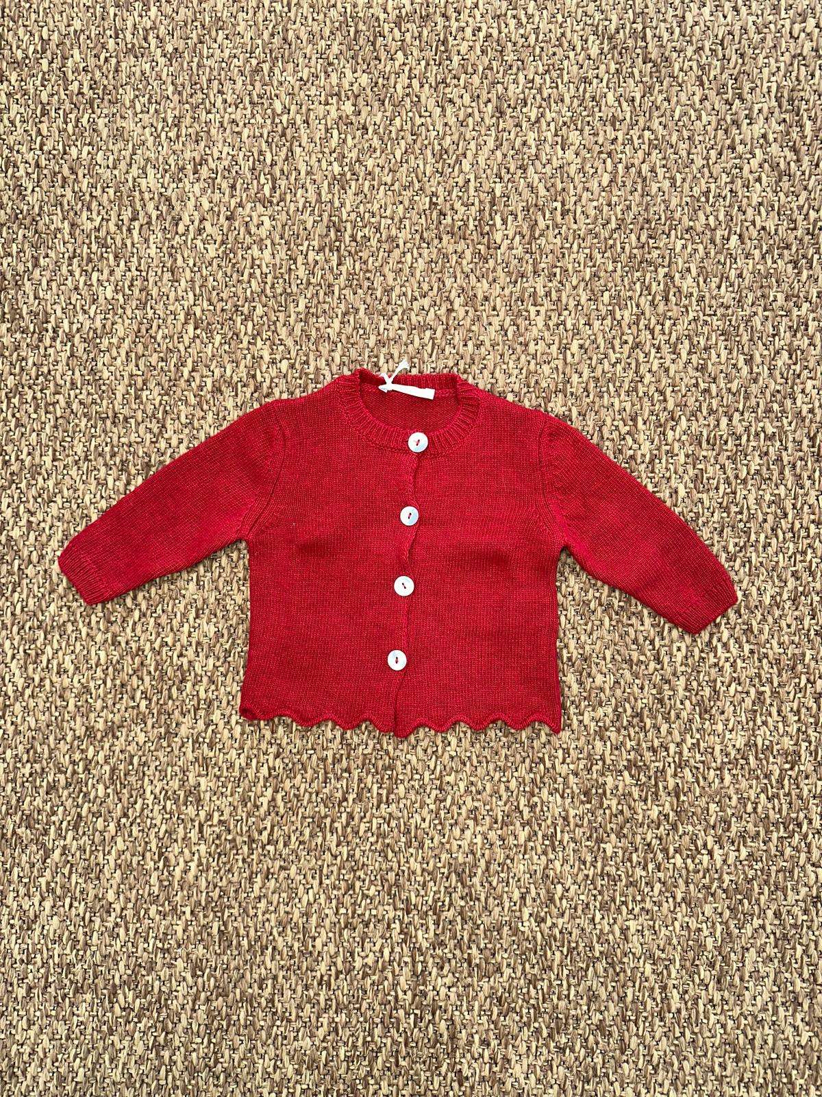 Giacchino bambina con bordo smerlato Cocodè
