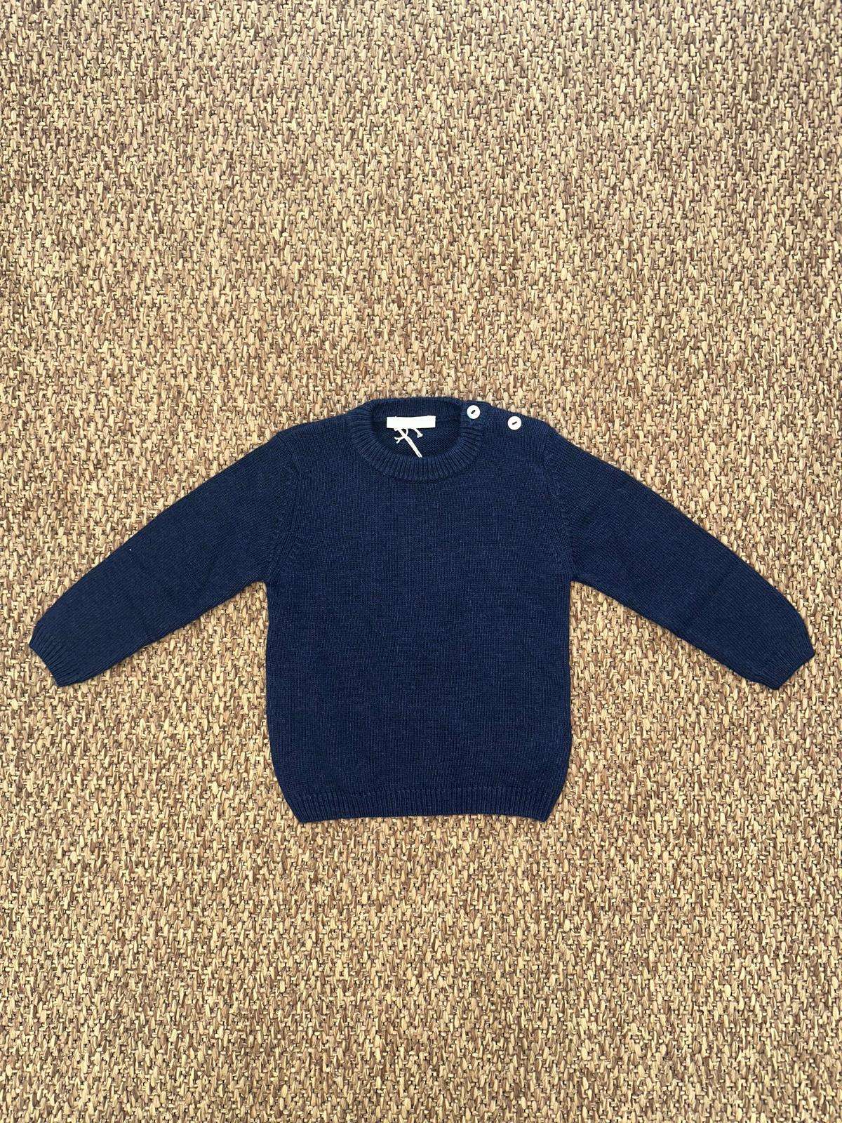 Pullover bambino con bottoncini sulla spalla Cocodè