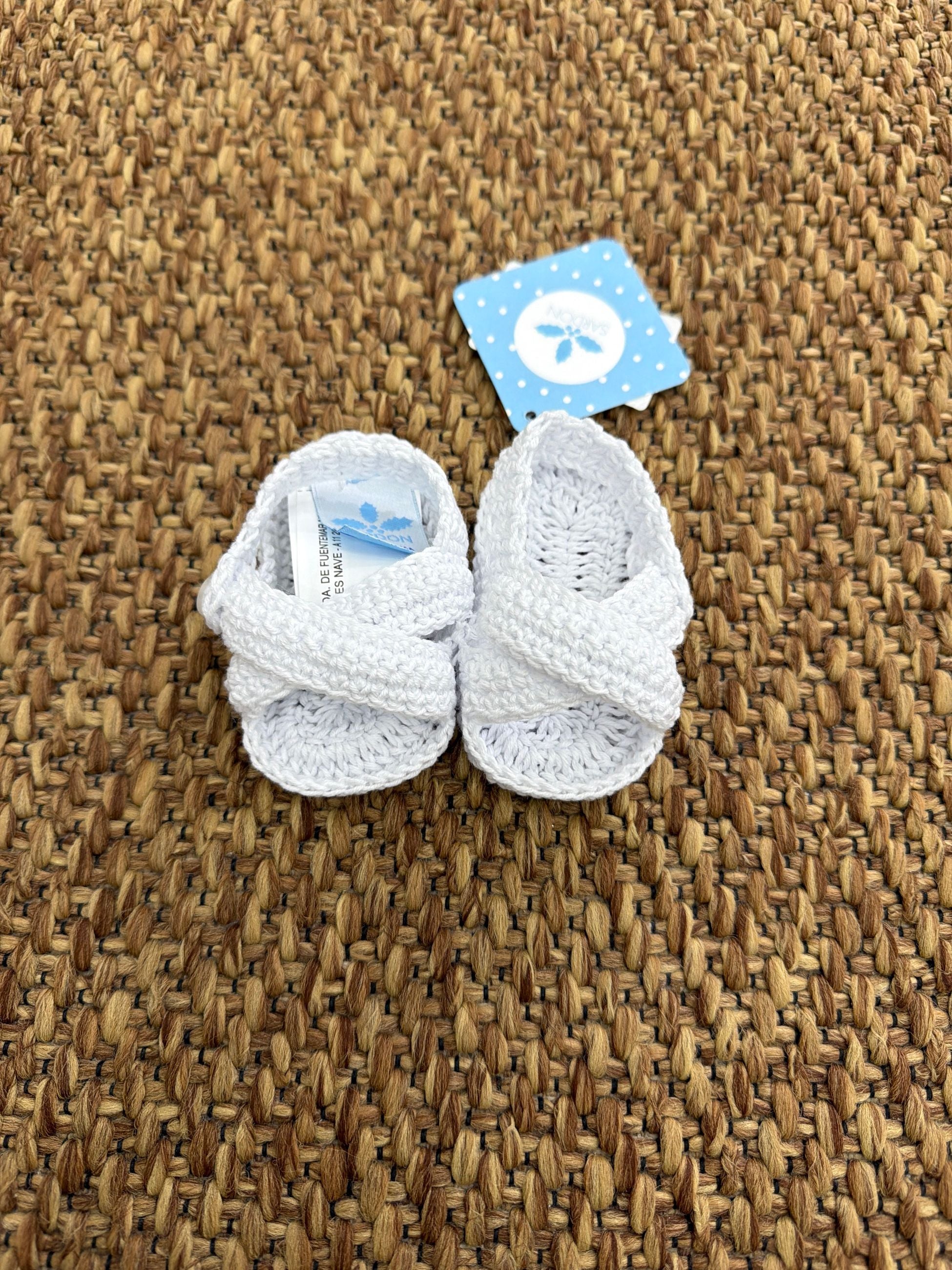 Scarpine bimba all'uncinetto Sardon