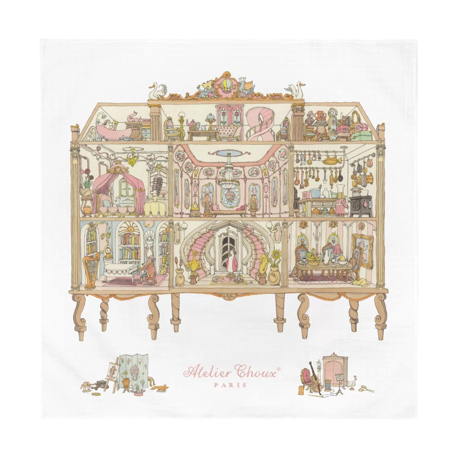 Mussola casa delle bambole Atelier Choux