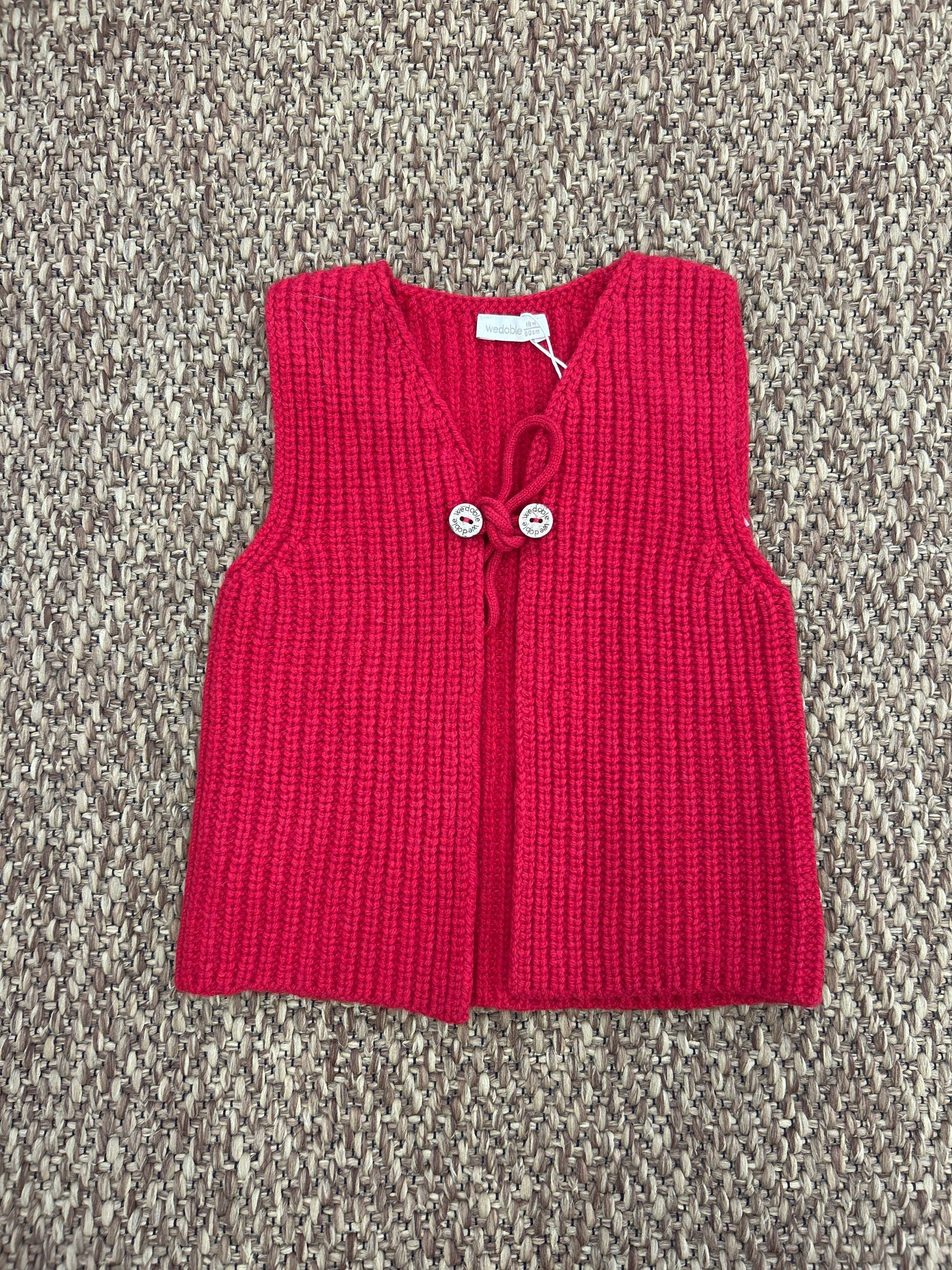 Gilet bimbi a costine Wedoble