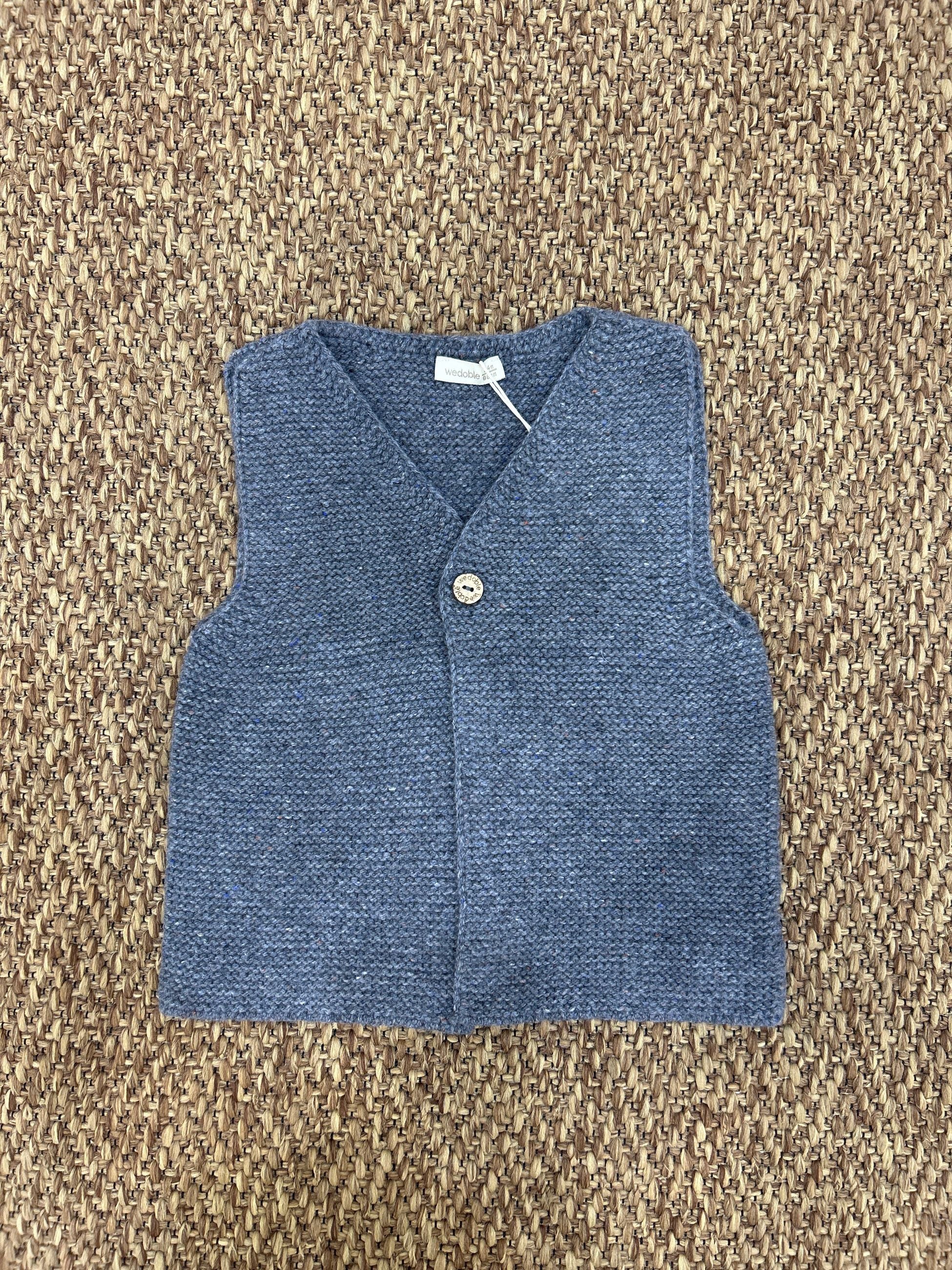 Gilet bimbi in lana Wedoble