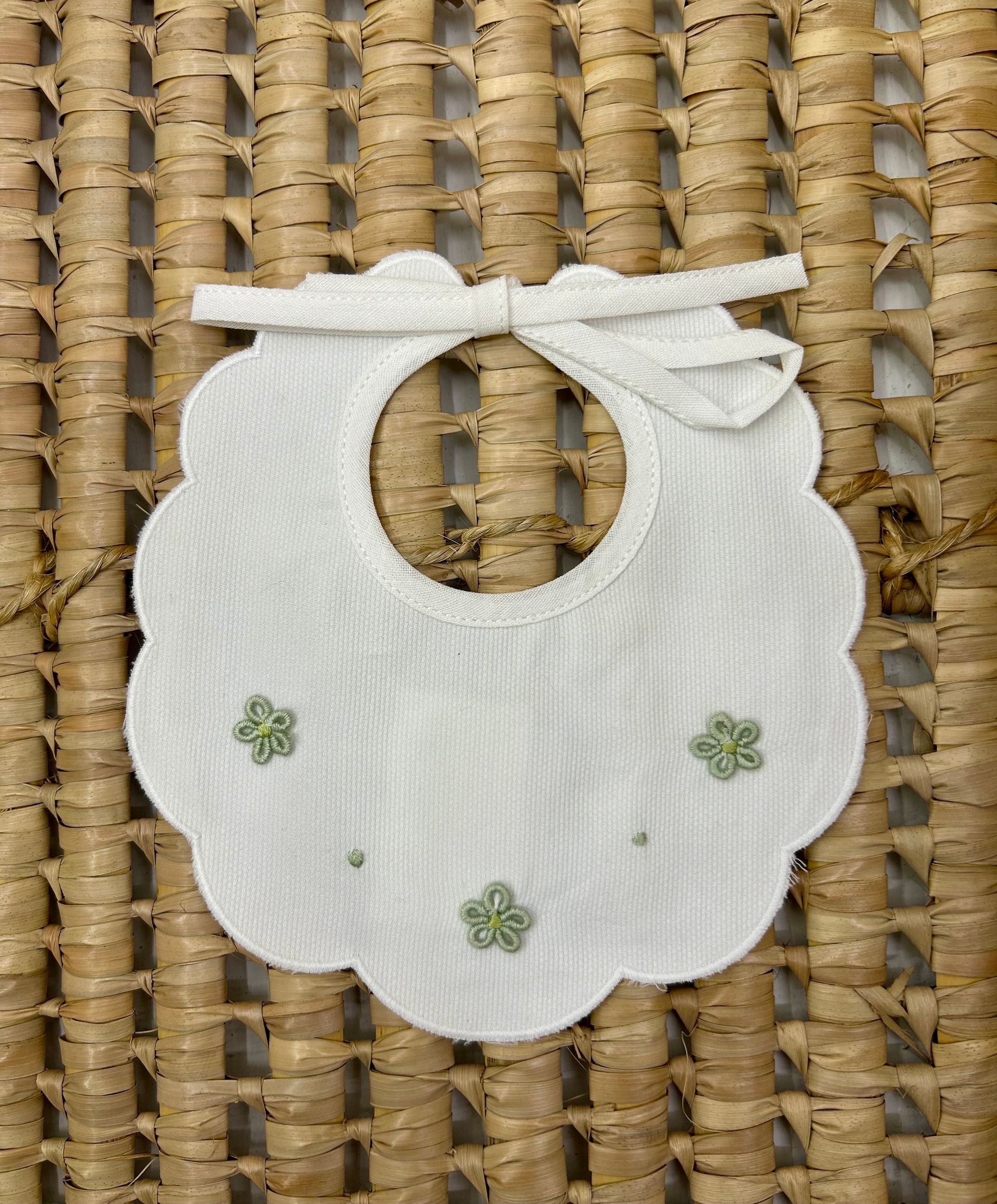 Bavetta neonata margherite Artigian Baby