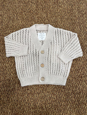 Giacchino bambina traforato in maglia Play Up