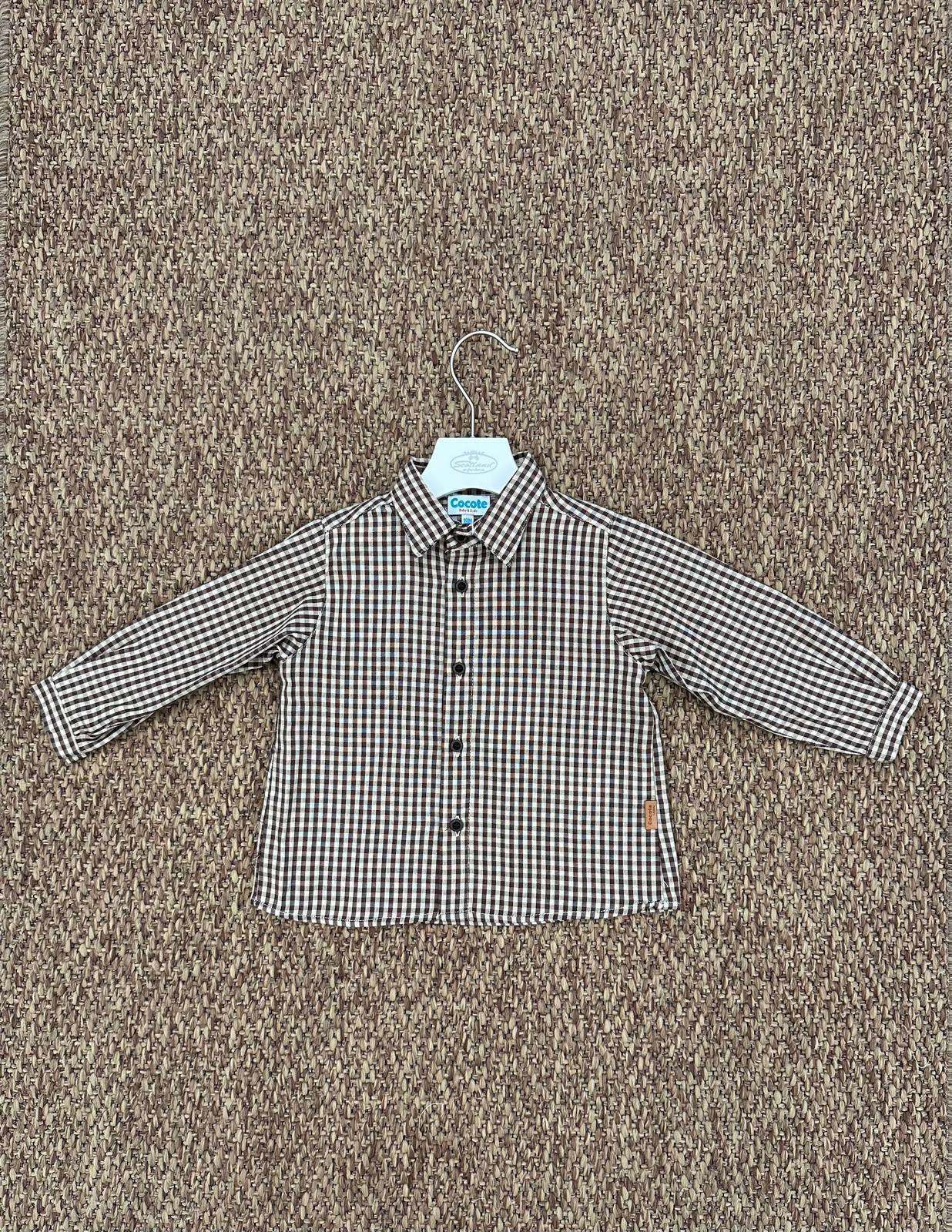 Camicia bambino a quadretti Cocote