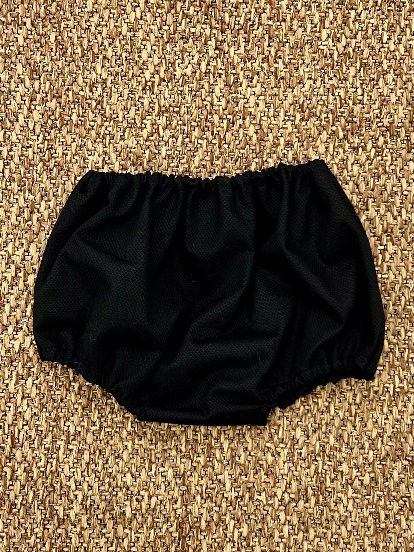 Shorts bimbo neri Enfant Made in Italy