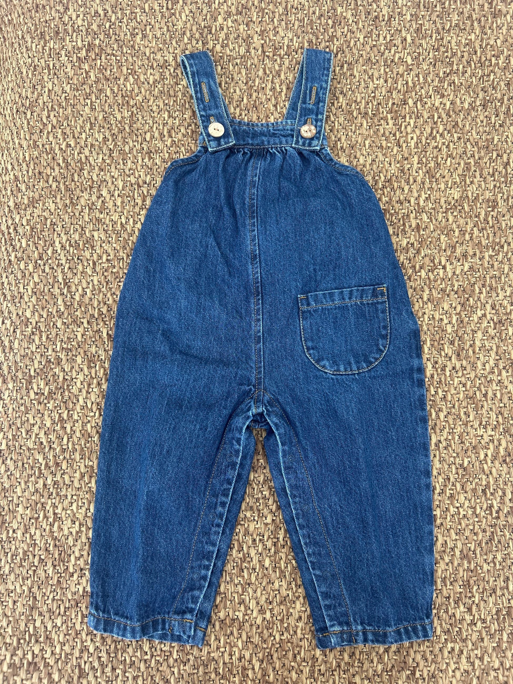 Salopette bimbi in denim Play Up