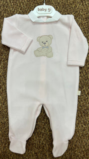 Tutina neonato in ciniglia orsetto Baby Gi
