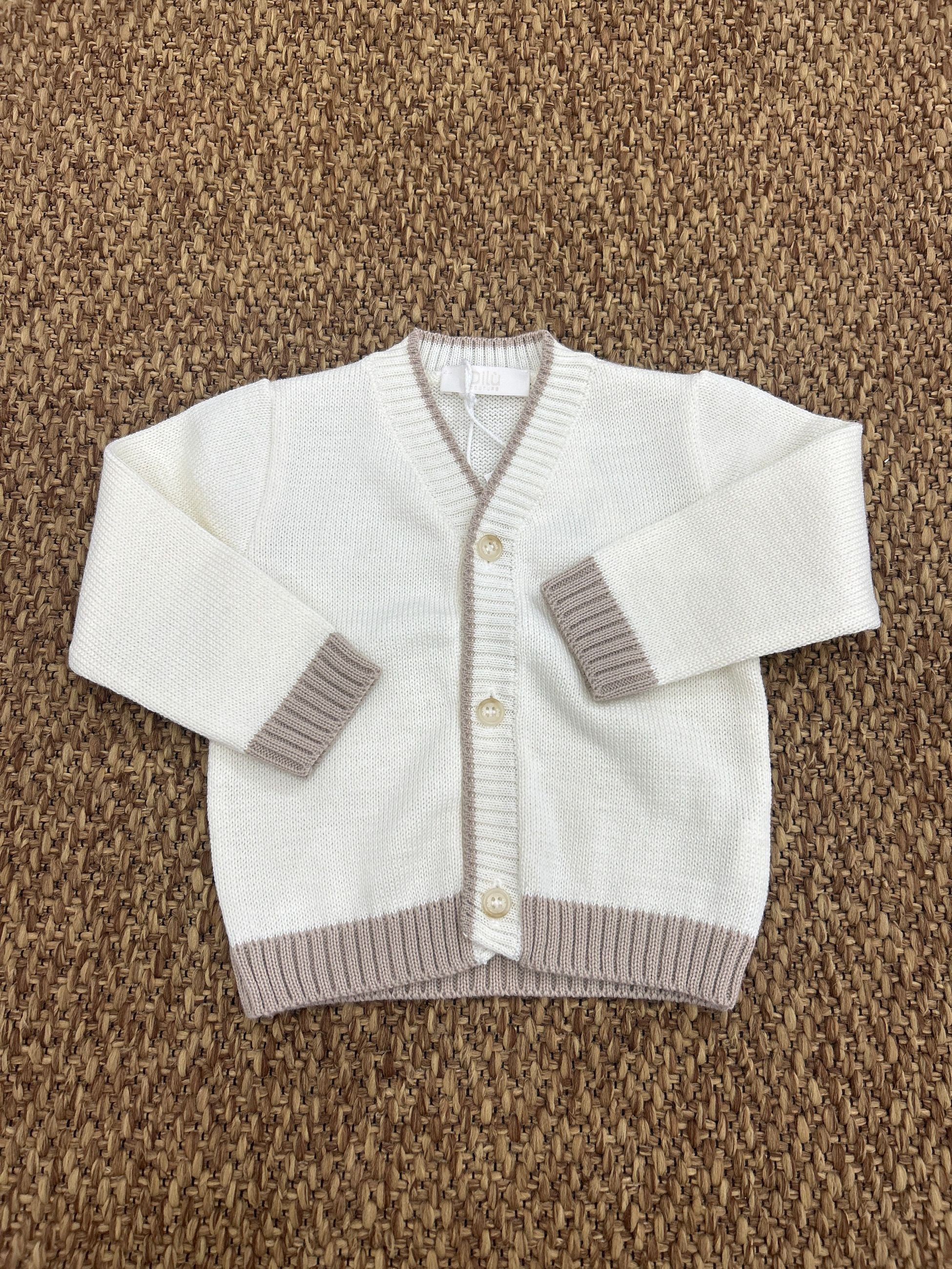 Giacchino bimbi dettagli beige Ninnaoh