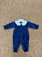 Tutina neonati in ciniglia Pappa e Latte