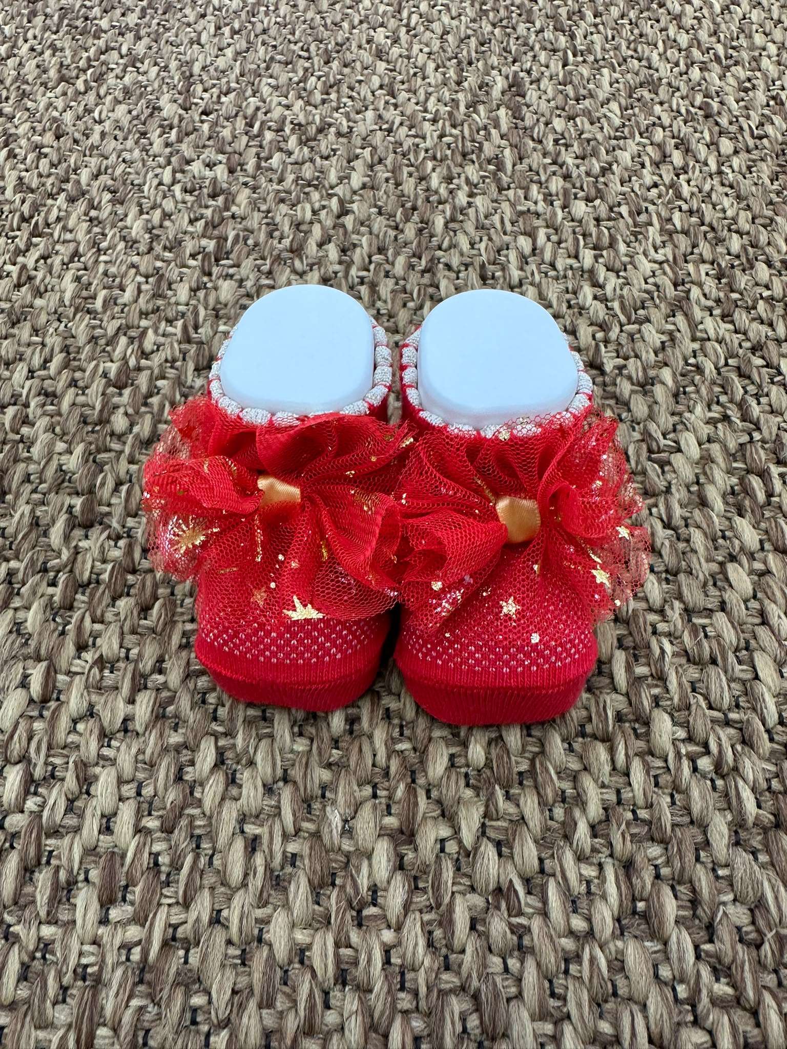 Scarpina bambina con fiocco in tulle Enfant Made in Italy