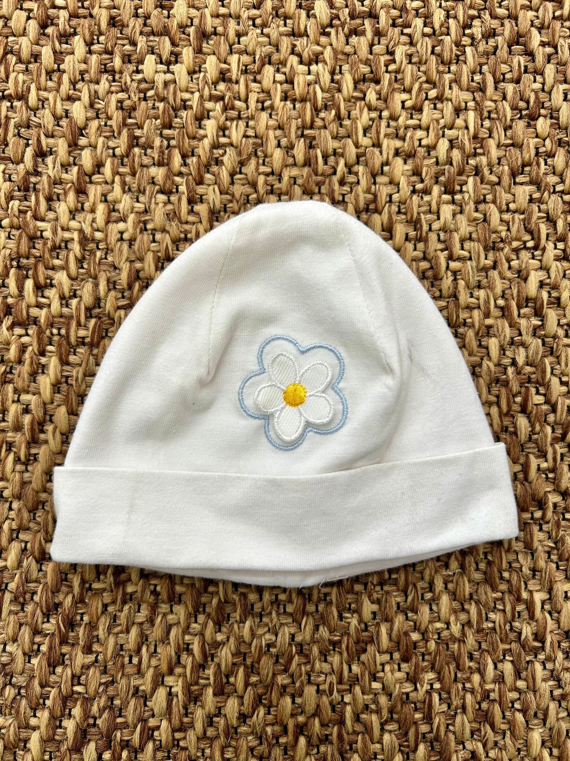 Cappellino neonati fiore Barcellino