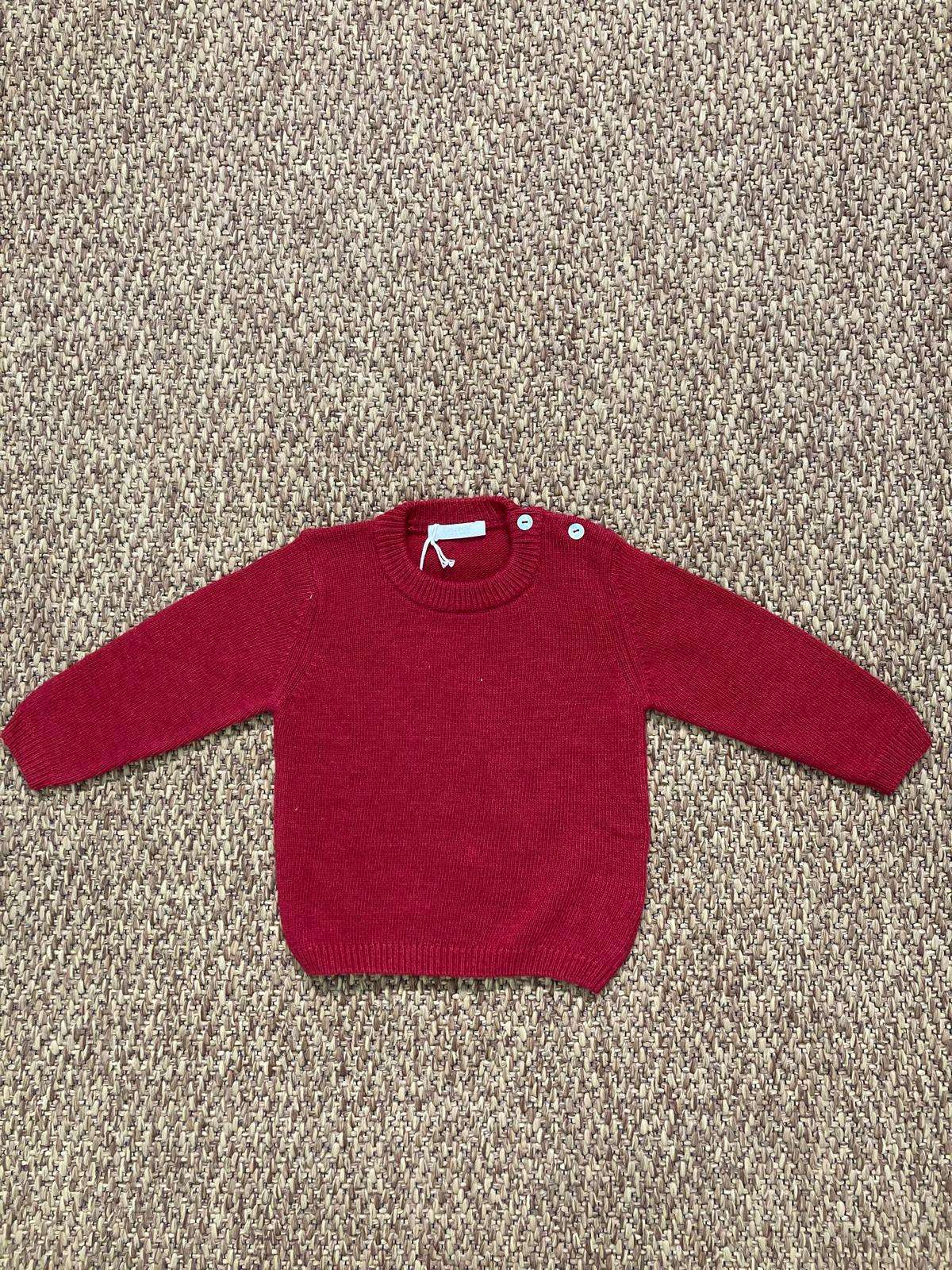 Pullover bambino con bottoncini sulla spalla Cocodè