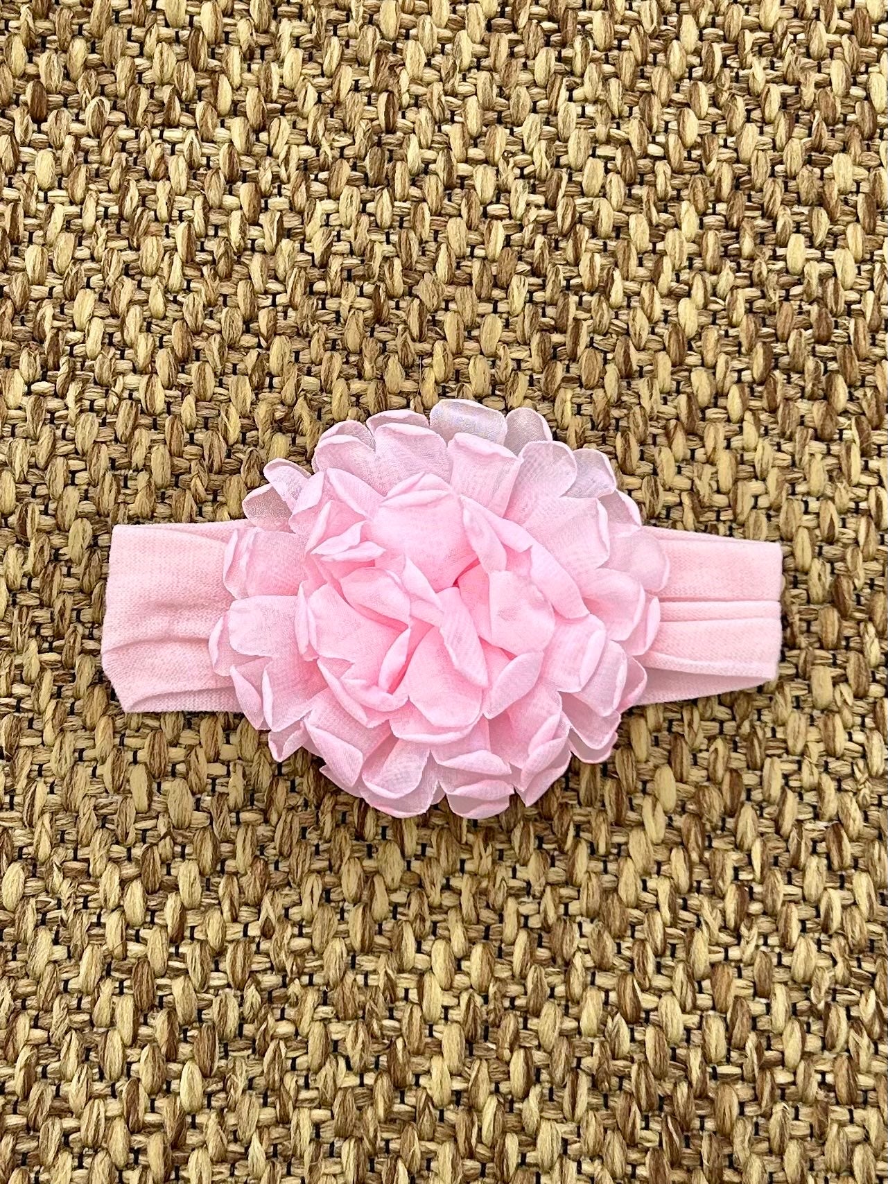 Fascetta bimba con chiffon Siena