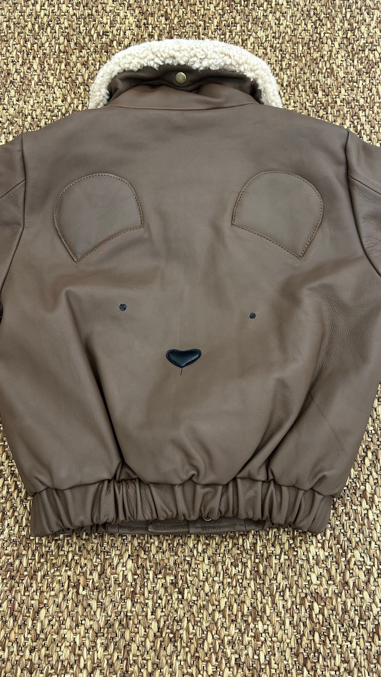 Giubbotto bimbo in pelle Donsje